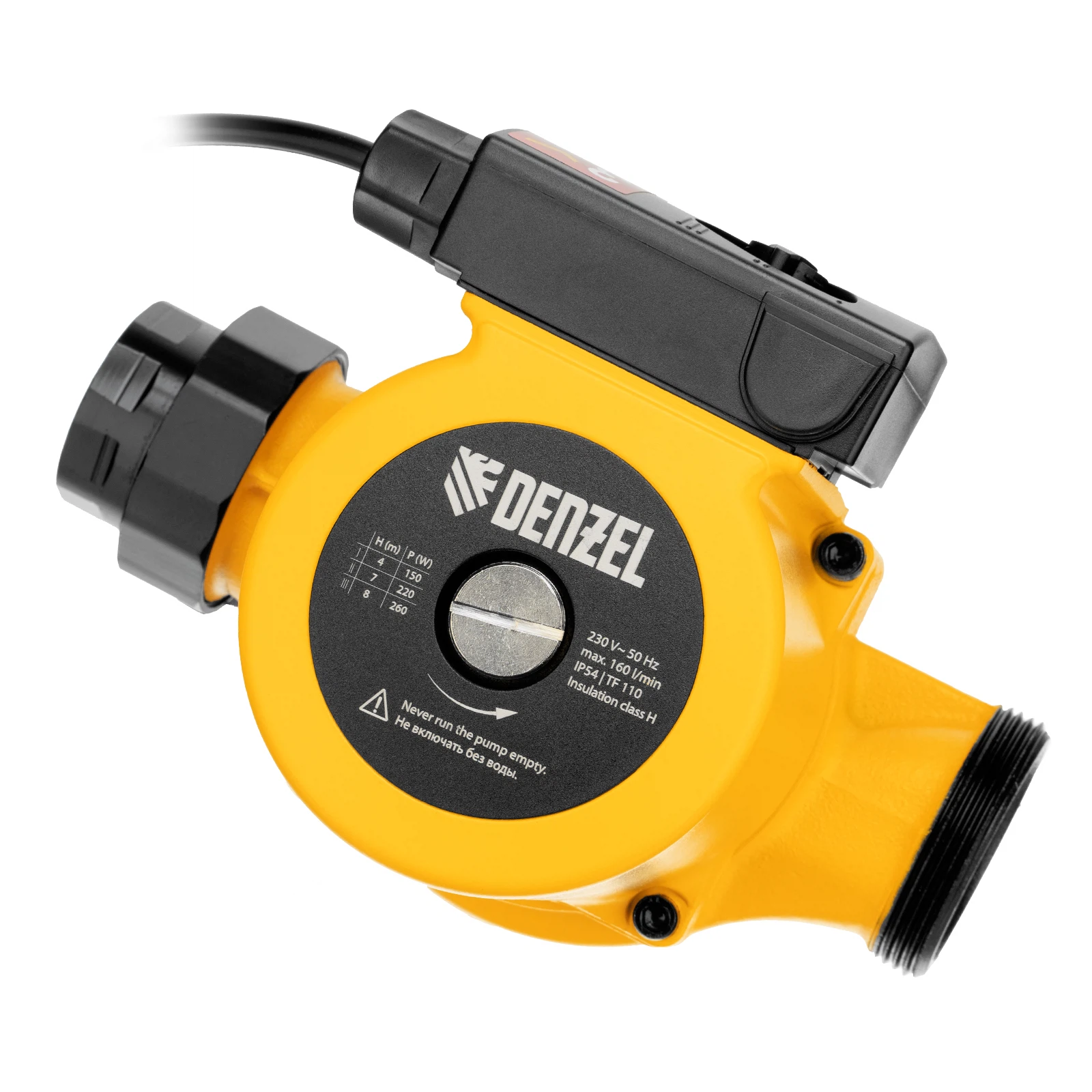 Изображение товара Циркуляционный насос CP32-8, напор 8 м, Denzel
