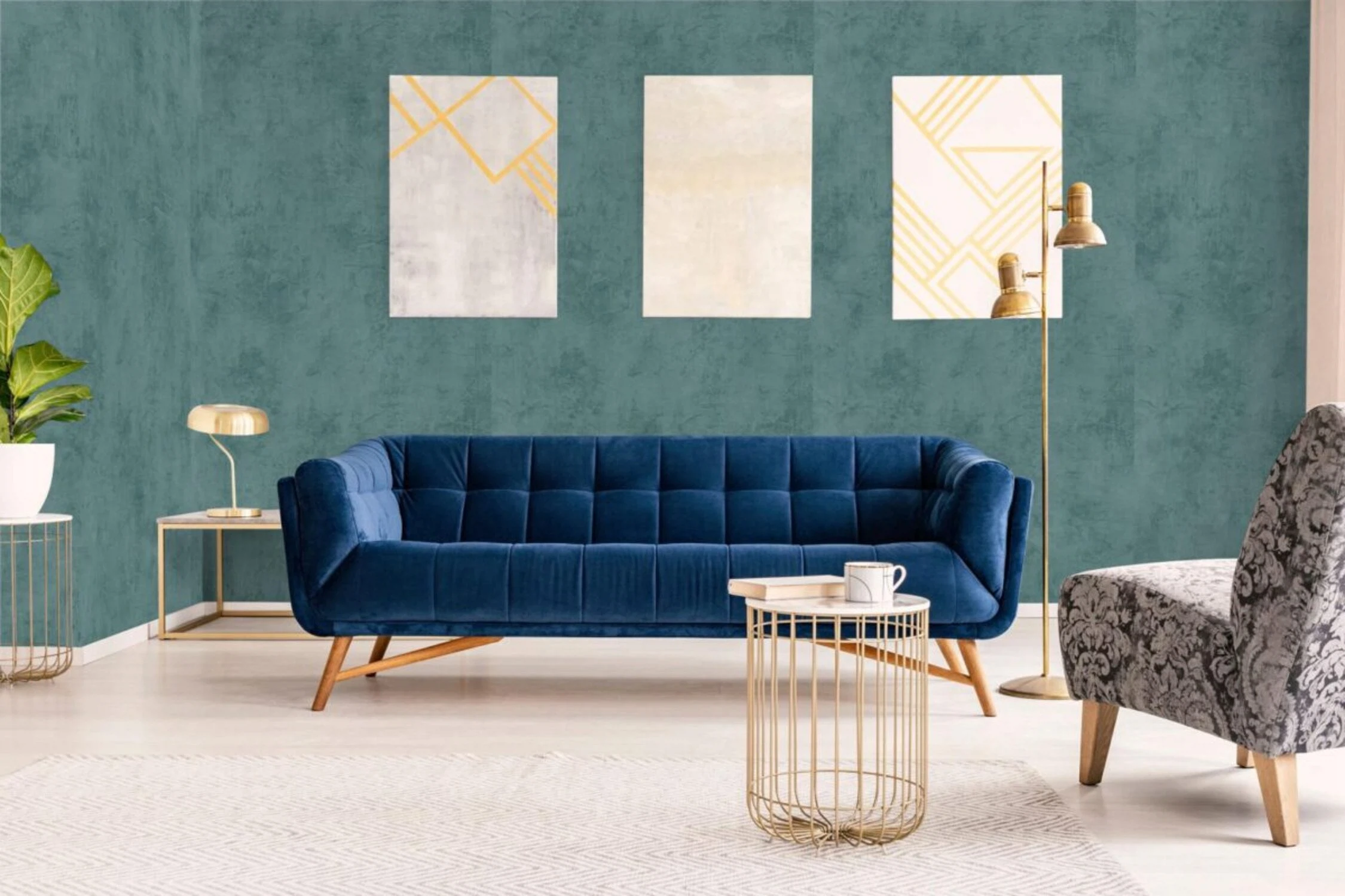 Изображение товара 34139 Обои Marburg (Rainbow 3/Loft Superior) (1*6) 10,05x1,06 винил на флизелине
