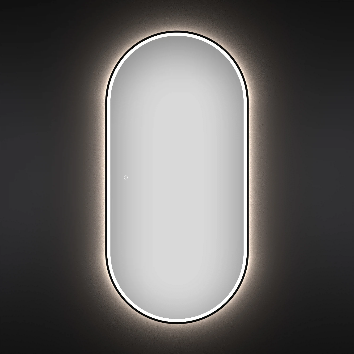 Изображение товара Настенное зеркало с подсветкой 55х100 см овальное для ванной за 18389 рублей