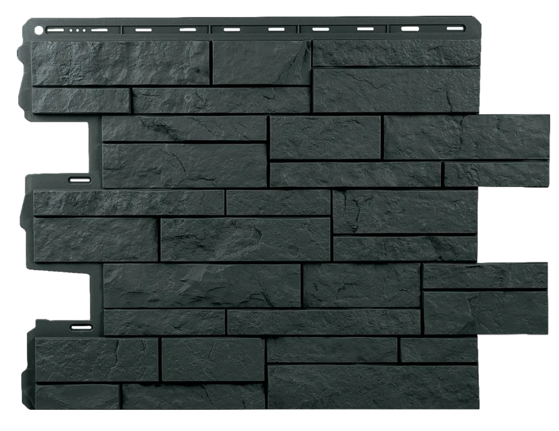 Изображение товара Фасадная панель Шотландия ЭКО 680х560мм Графит Альта-Профиль