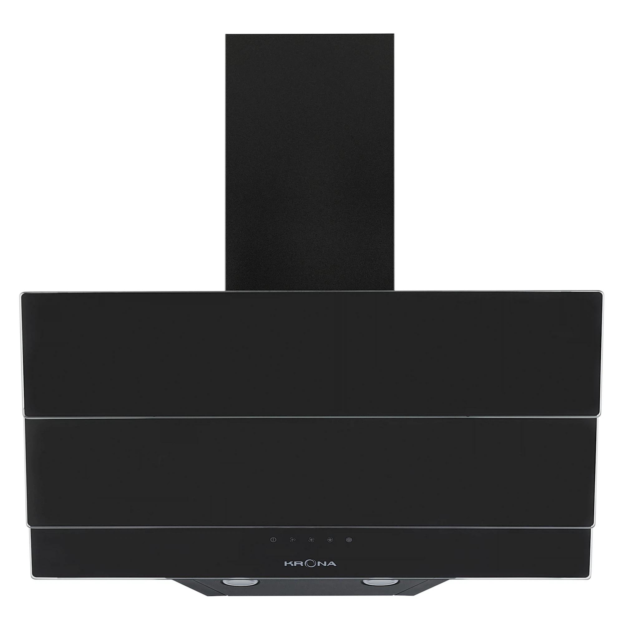 Изображение товара Вытяжка кухонная KRONA AURORA 600 black наклонная сенсорная черная