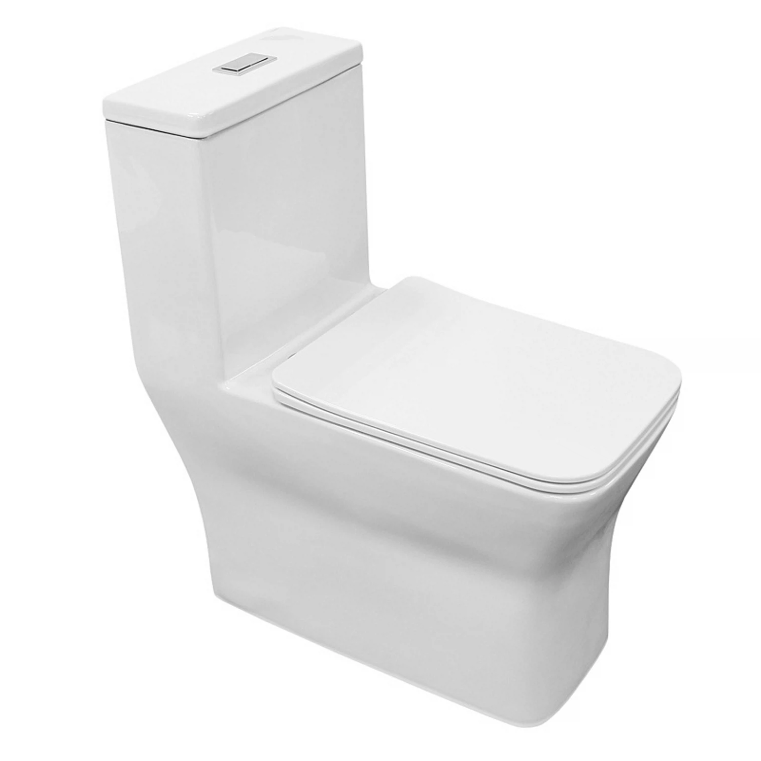 Изображение товара Унитаз напольный с бачком моноблок безободковый микролифт Azario Vero AZ-8608