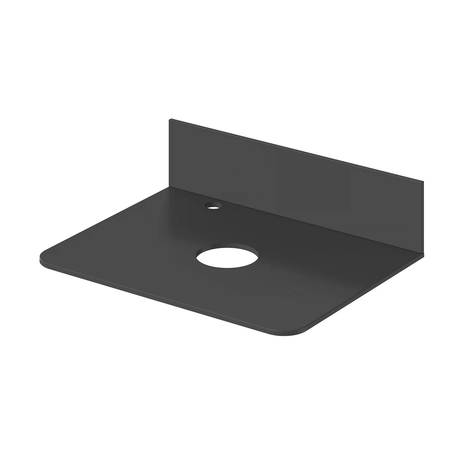 Изображение товара Столешница из керамогранита Itana Roni 60 602х458х10 Графит для ванной
