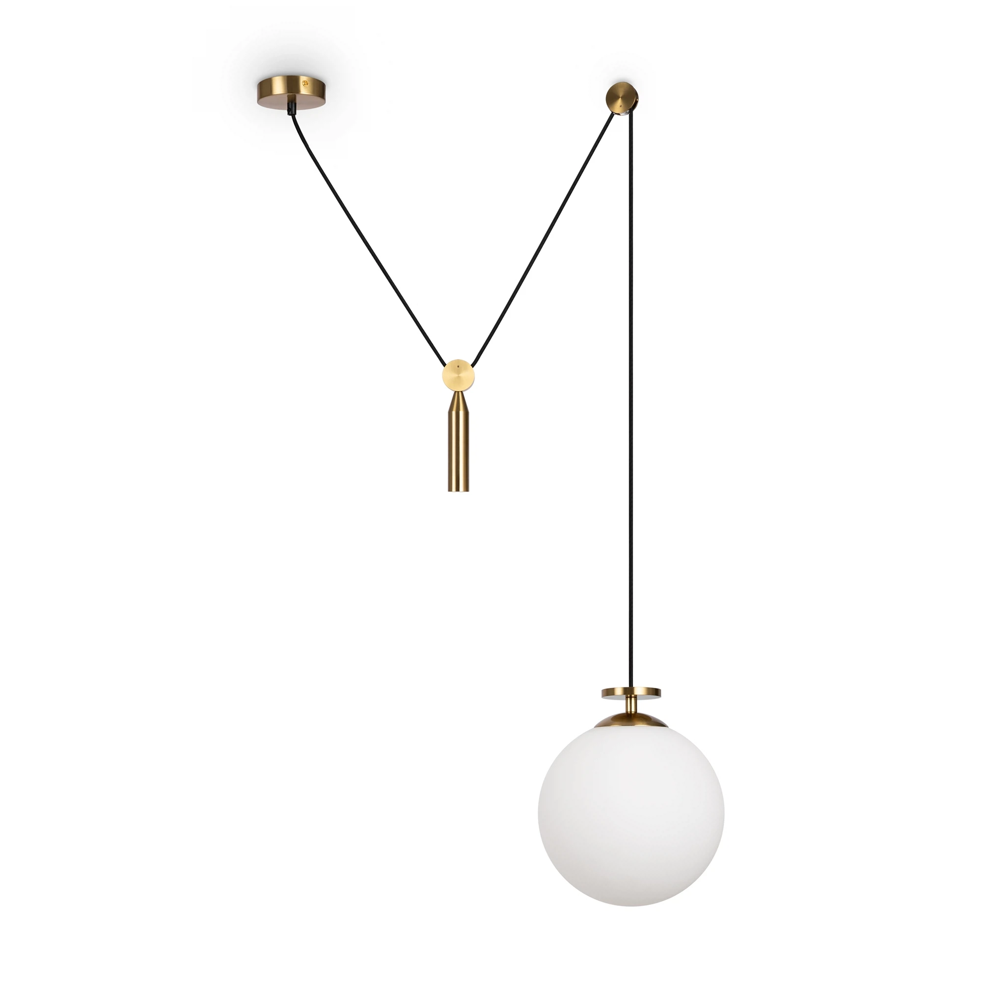 Изображение товара Подвесной светильник Freya Impulse FR5221PL-01BS с регулируемой высотой минимализм