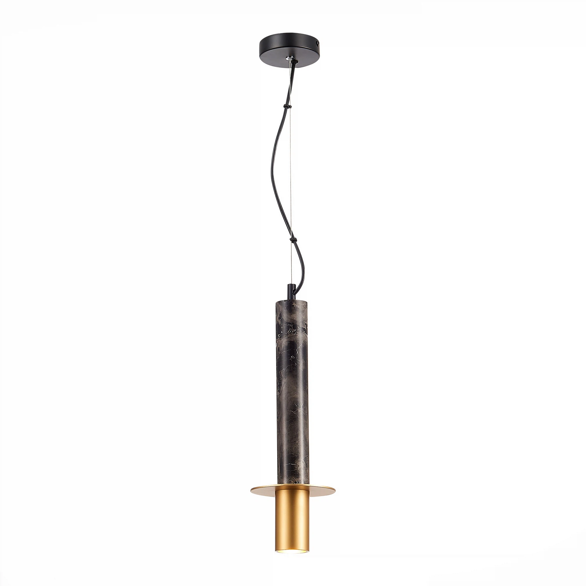 Изображение товара Подвесной светильник VARESE GU10 1х5W стиль мид-сенчури с натуральным камнем