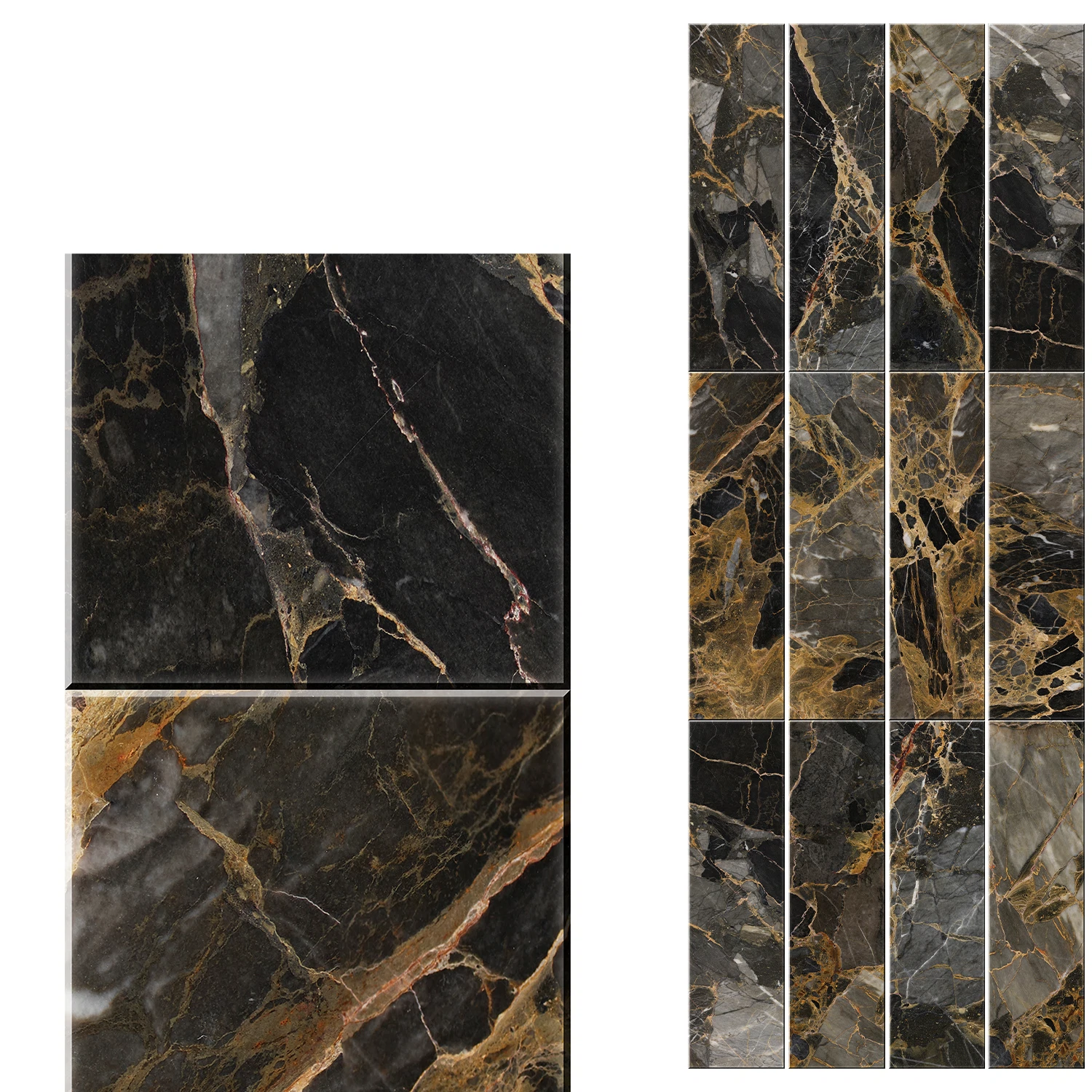 Изображение товара Панель ПВХ Unique Базиликата 4 шт для стен и потолков влагостойкая имитация камня мрамора