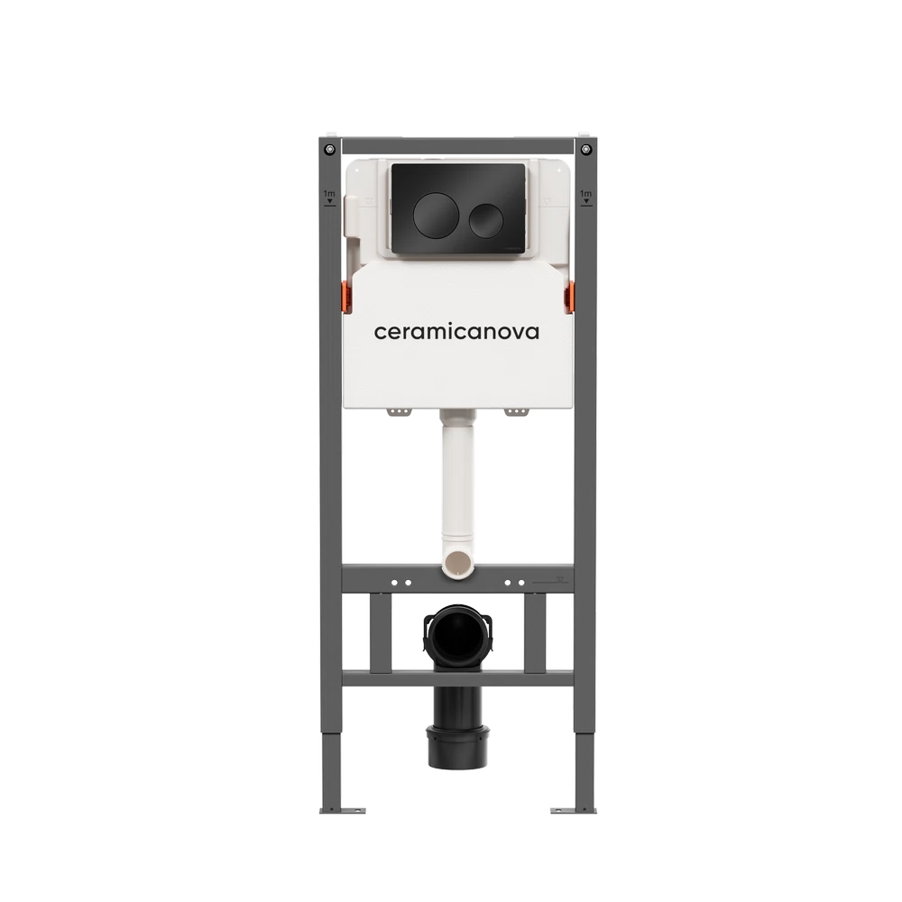 Изображение товара Система инсталляции CERAMICANOVA Balance черная матовая