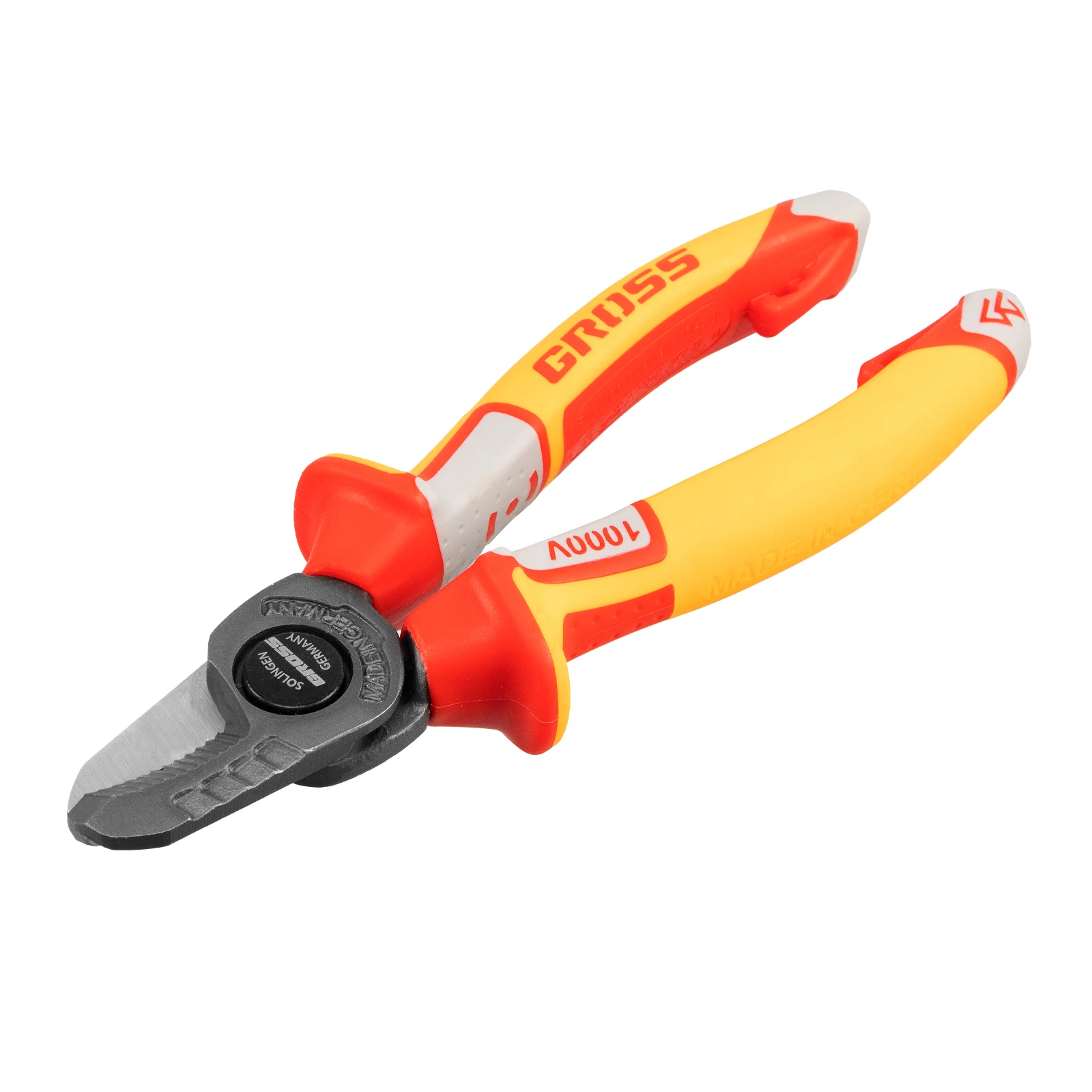 Изображение товара Кабелерез Gross 17725 160 мм с диэлектрическими рукоятками для электромонтажа