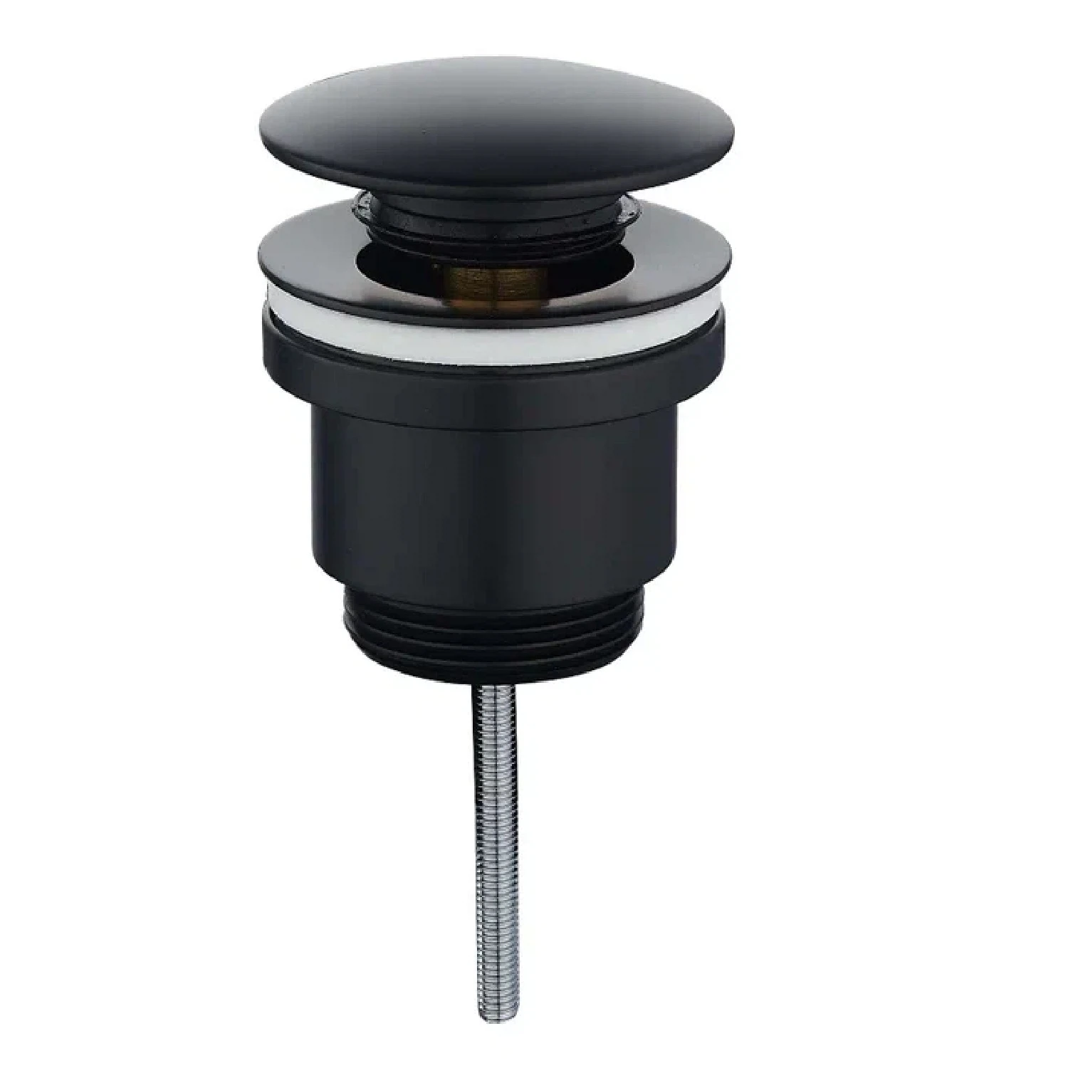 Изображение товара Rose RS31H донный клапан черный, латунь, 0.07 м/0.068 м/0.1 м