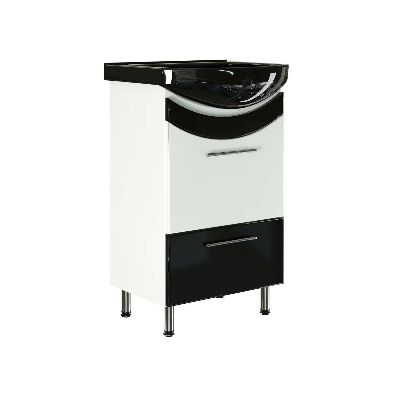 Изображение товара Тумба д/ванной "РАДУГА-52" черная под ум.Альфана-52 (ОК)