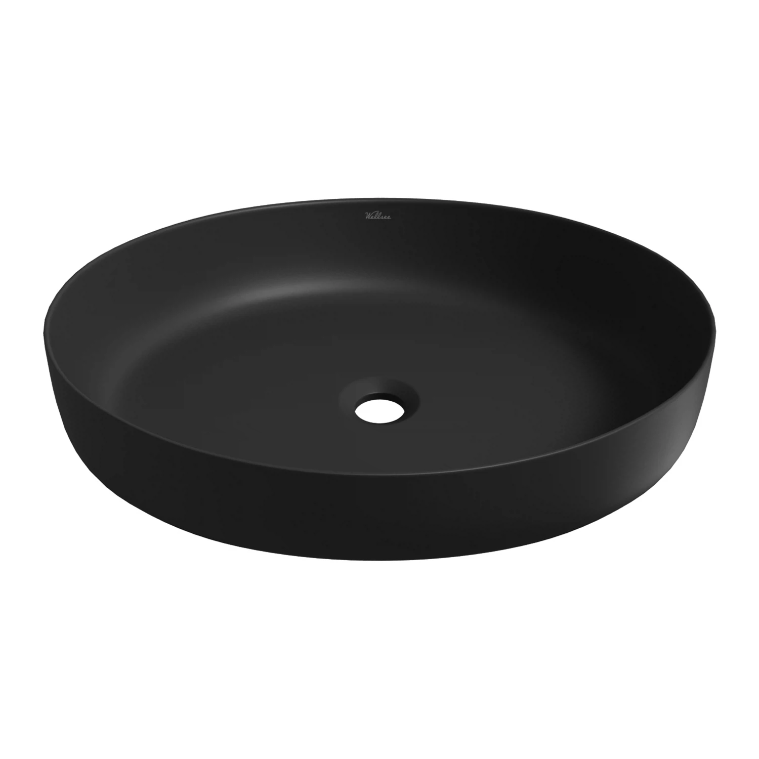 Изображение товара Накладная раковина для ванной Wellsee Belle Spa 3.0 овальная черная матовая