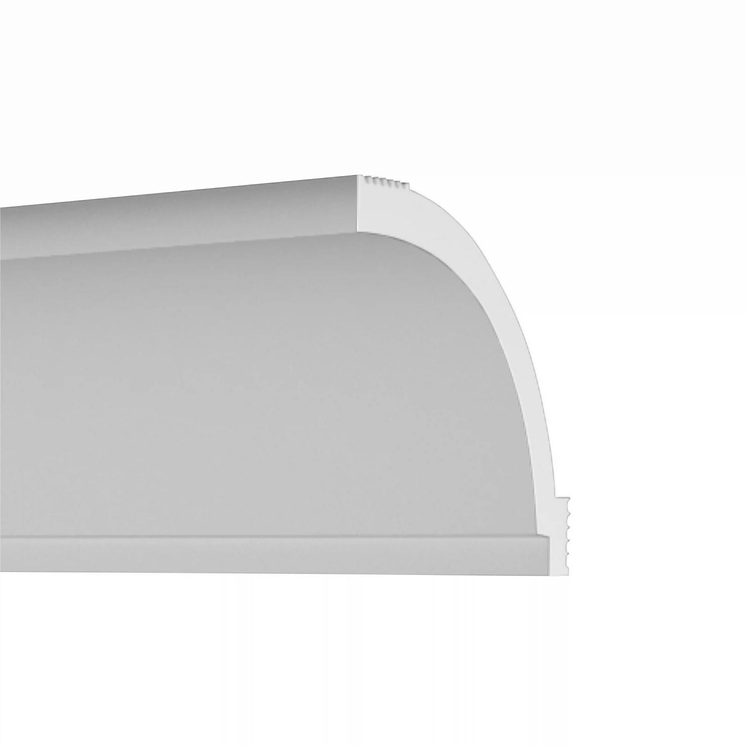 Изображение товара Плинтус потолочный ударопрочный дюрополимер 2000х48х48мм