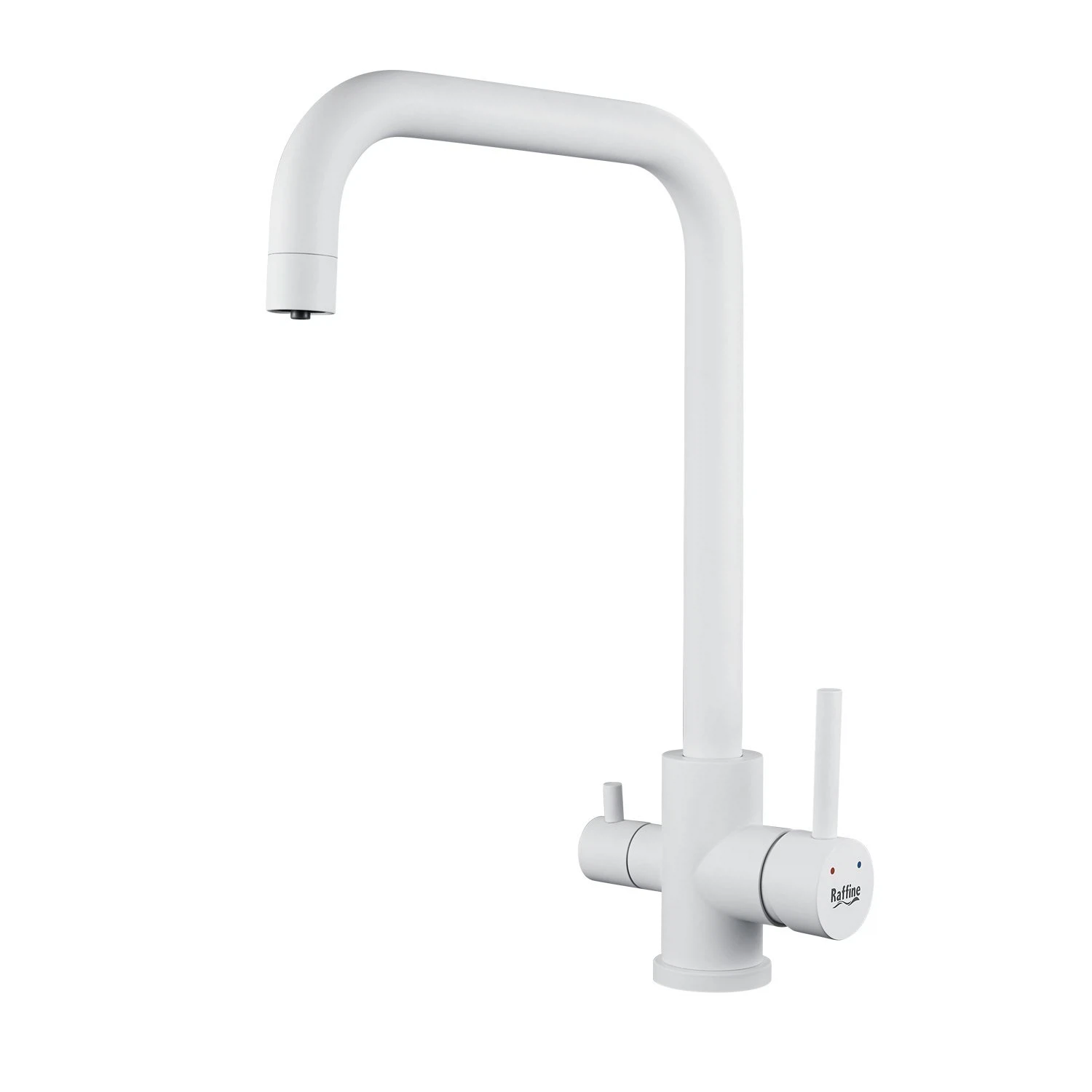 Изображение товара Смеситель для кухни с подключением фильтра воды Raffine F118C, белый