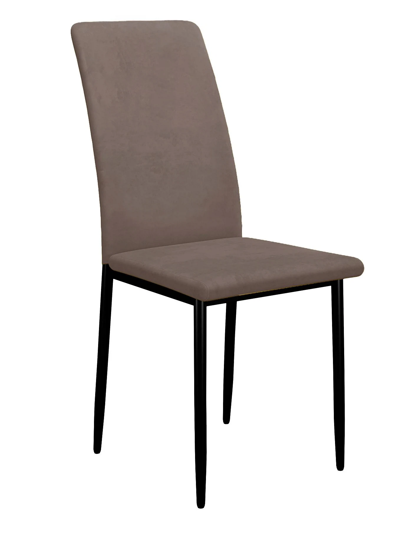 Изображение товара Стул DikLine 272 B5 LATTE с металлическим каркасом и микровелюровой обивкой