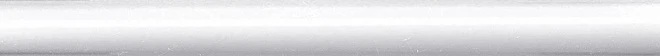Изображение товара Бордюр белый глянцевый обрезной 30x2,5x1,9