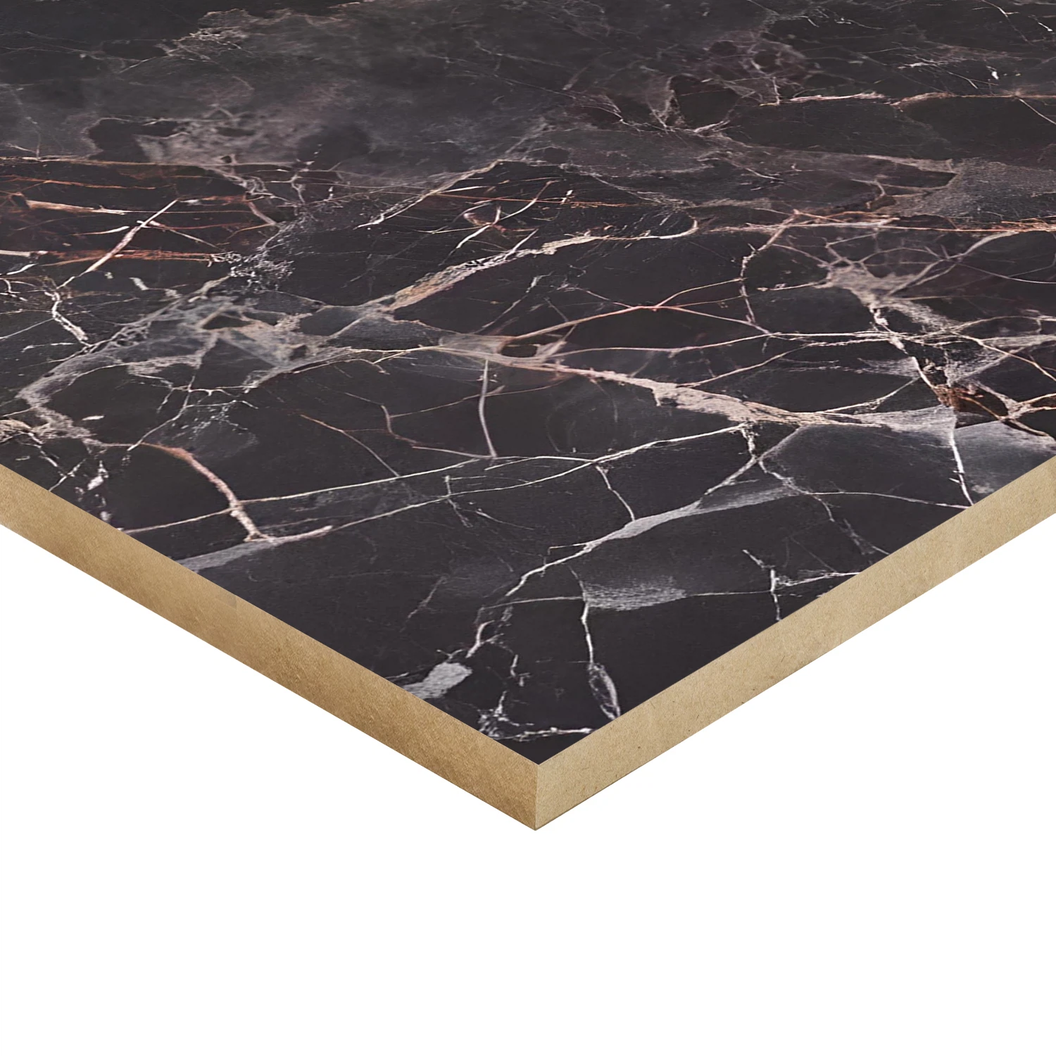 Изображение товара Стеновая панель для кухни из ДСП Мрамор Марквина черный 3029 3м х 0.6м
