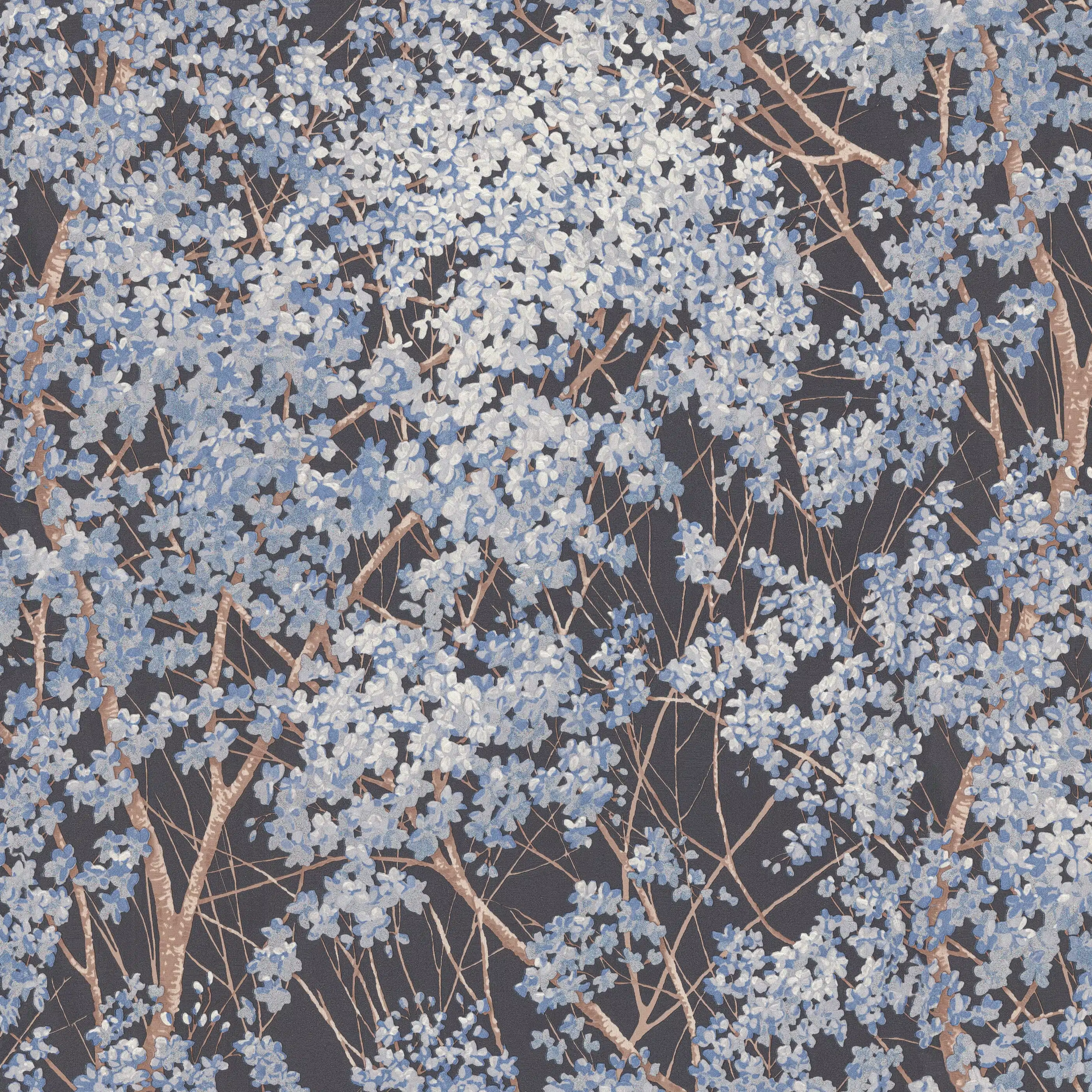 Изображение товара Флизелиновые виниловые обои DIAMOND Yuka черные 1,06м x 10,05м