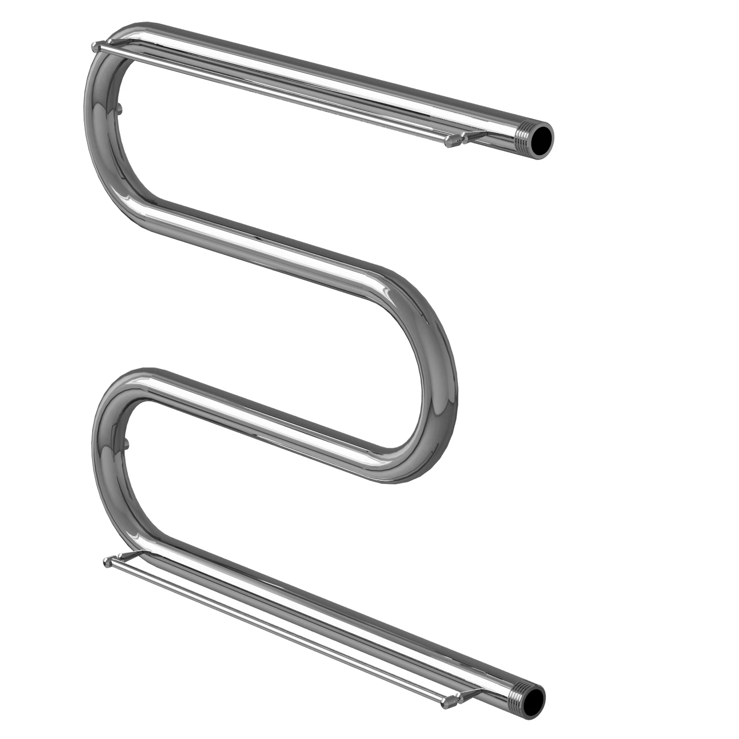 Изображение товара Водяной полотенцесушитель Mixline SIMPLE M 50х60 1 дюйм с полками нержавеющая сталь