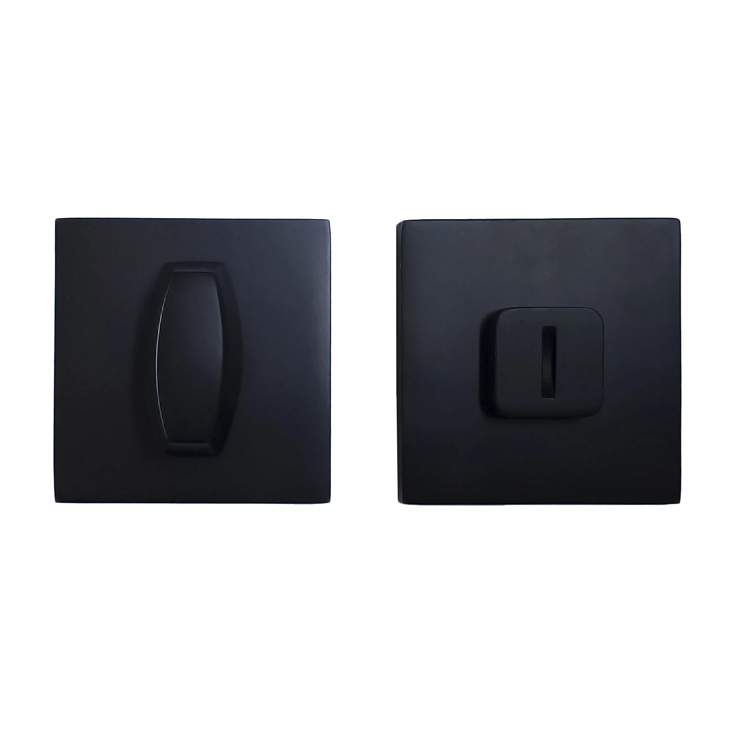 Изображение товара Ручка поворотная Vrata AE20 серия 03 slim черная для межкомнатных дверей