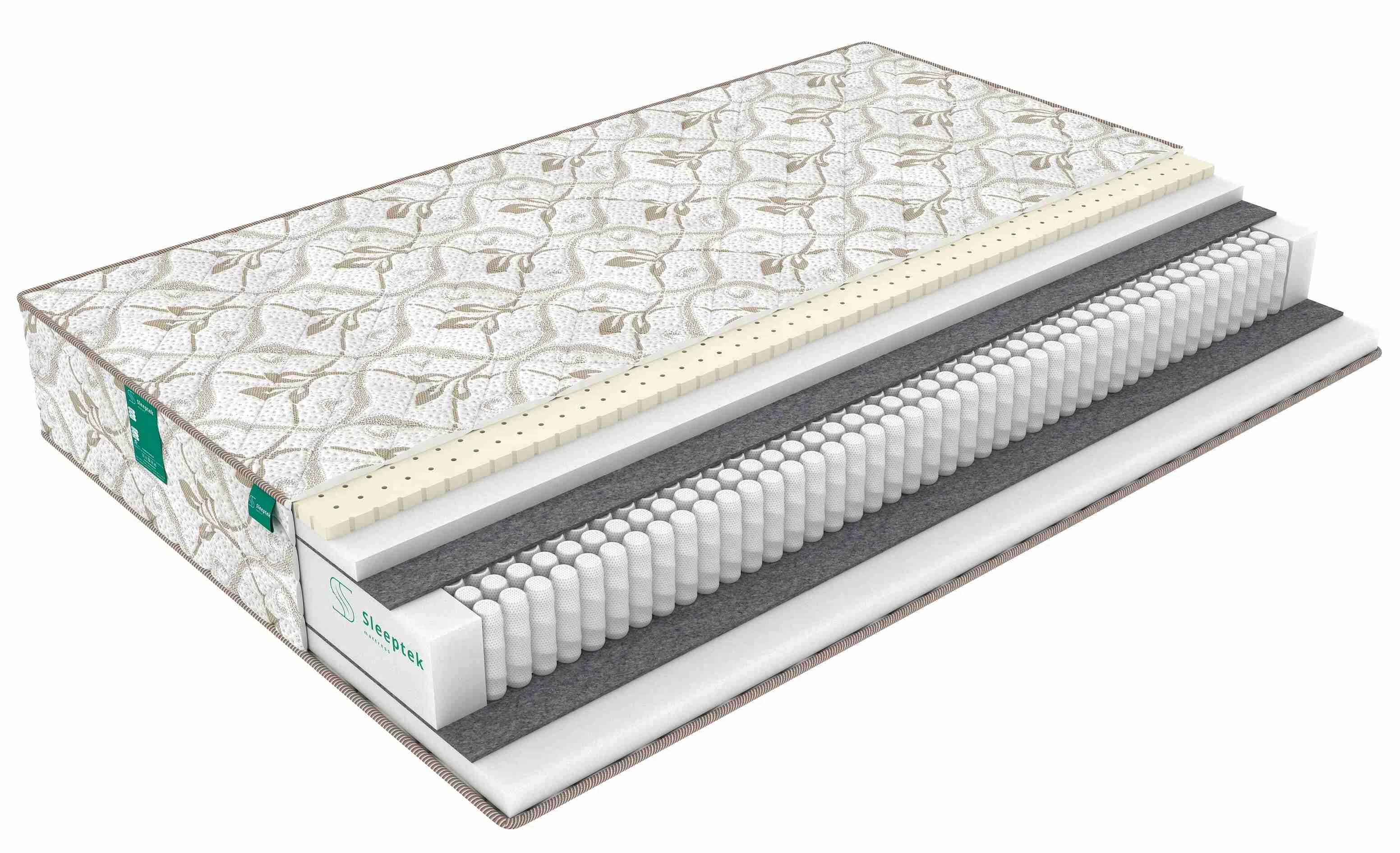 Изображение товара Матрас Sleeptek Perfect SoftNorma Foam 80х200 см независимый пружинный гипоаллергенный