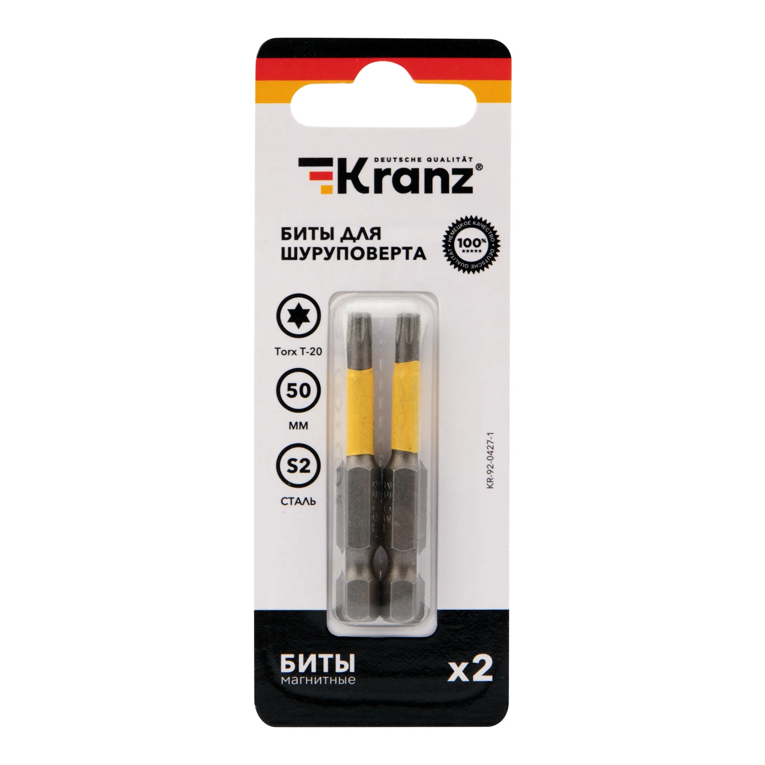 Изображение товара Бита для шуруповерта Torx T20х50 мм  Kranz