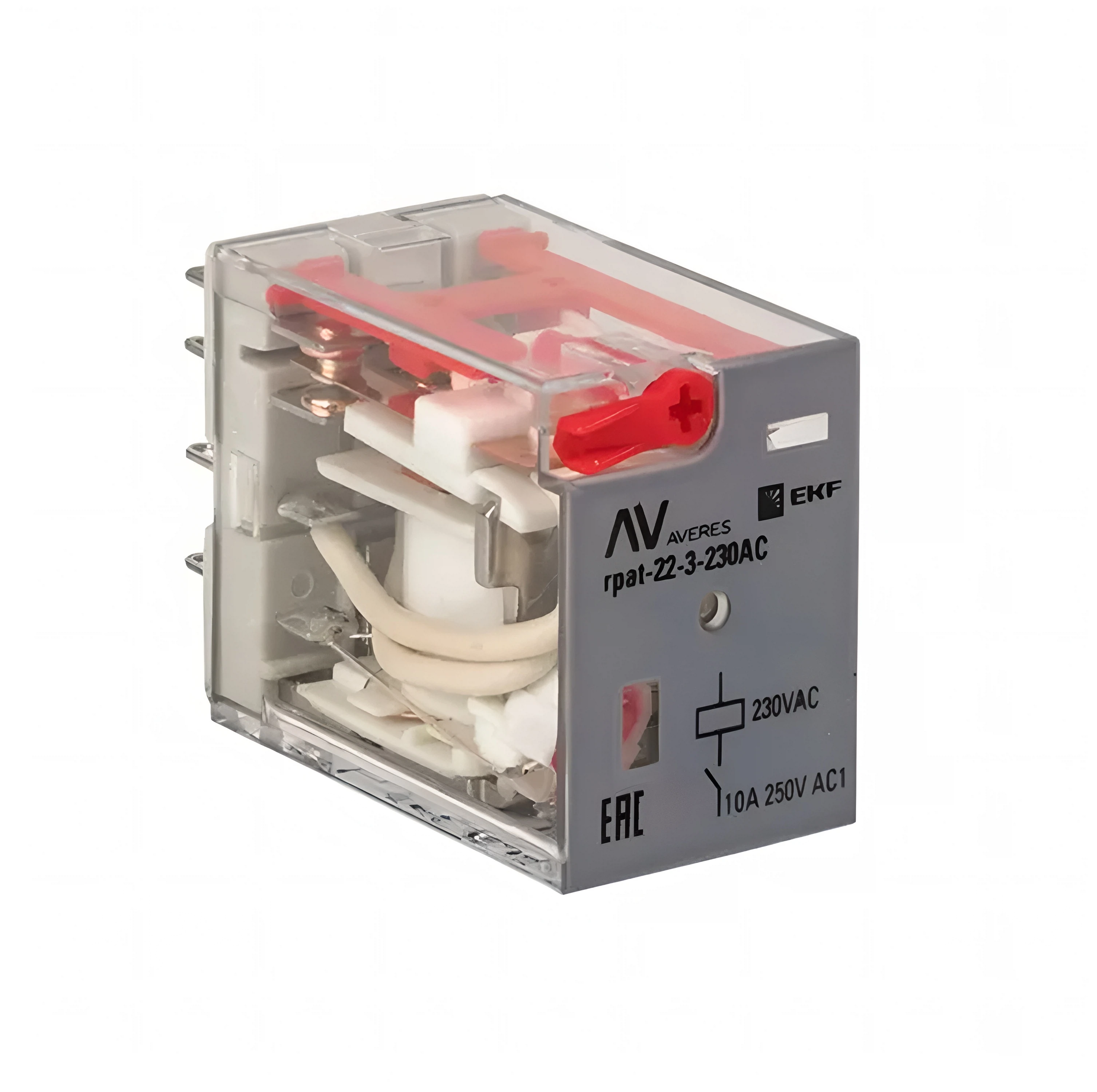 Изображение товара Реле промежуточное EKF RPAt 22/3 10A 230В AC