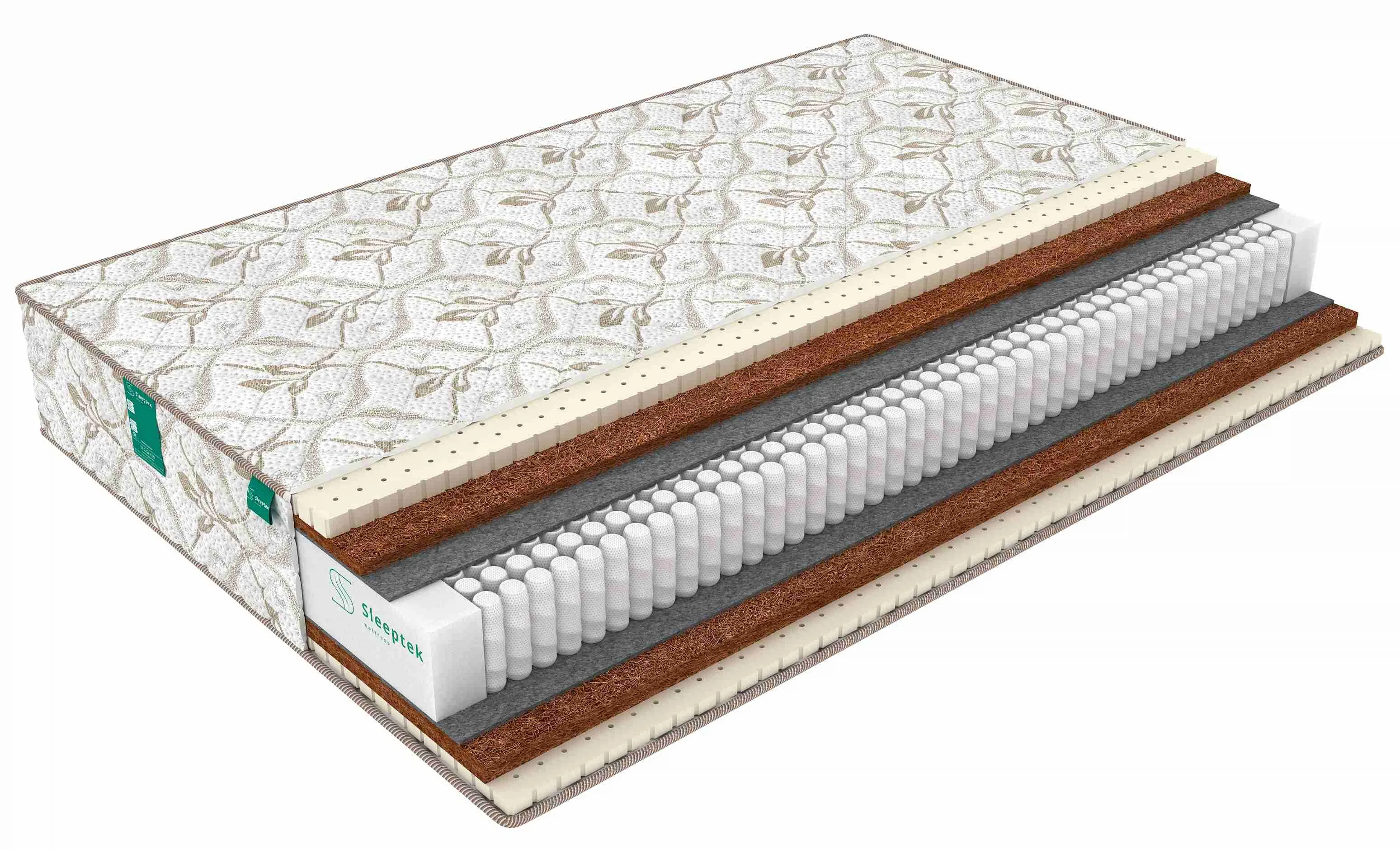 Изображение товара Матрас Sleeptek Perfect LatexCocos Mix 200x200 см с натуральными наполнителями