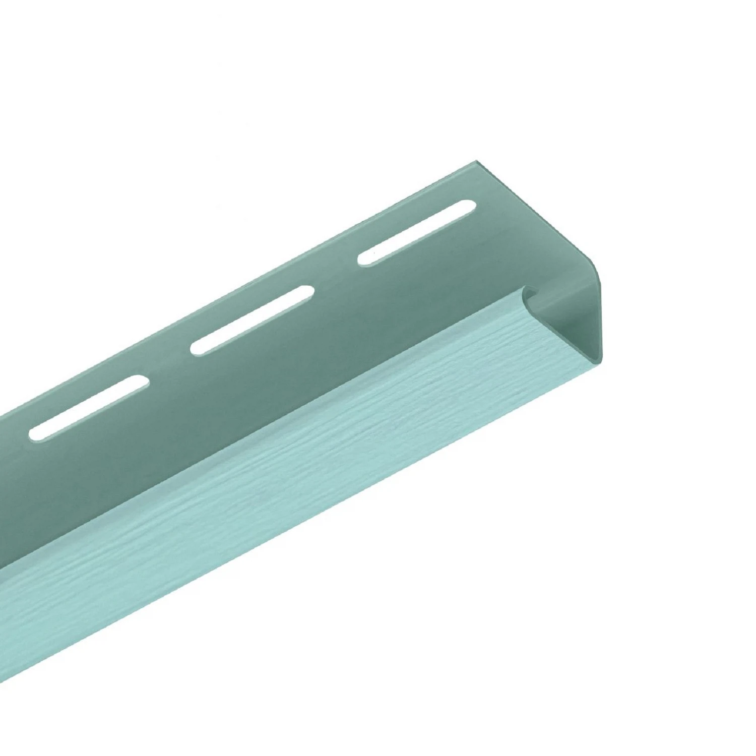 Изображение товара J-профиль для сайдинга Tecos 3 метра бирюза для оконных и дверных проемов