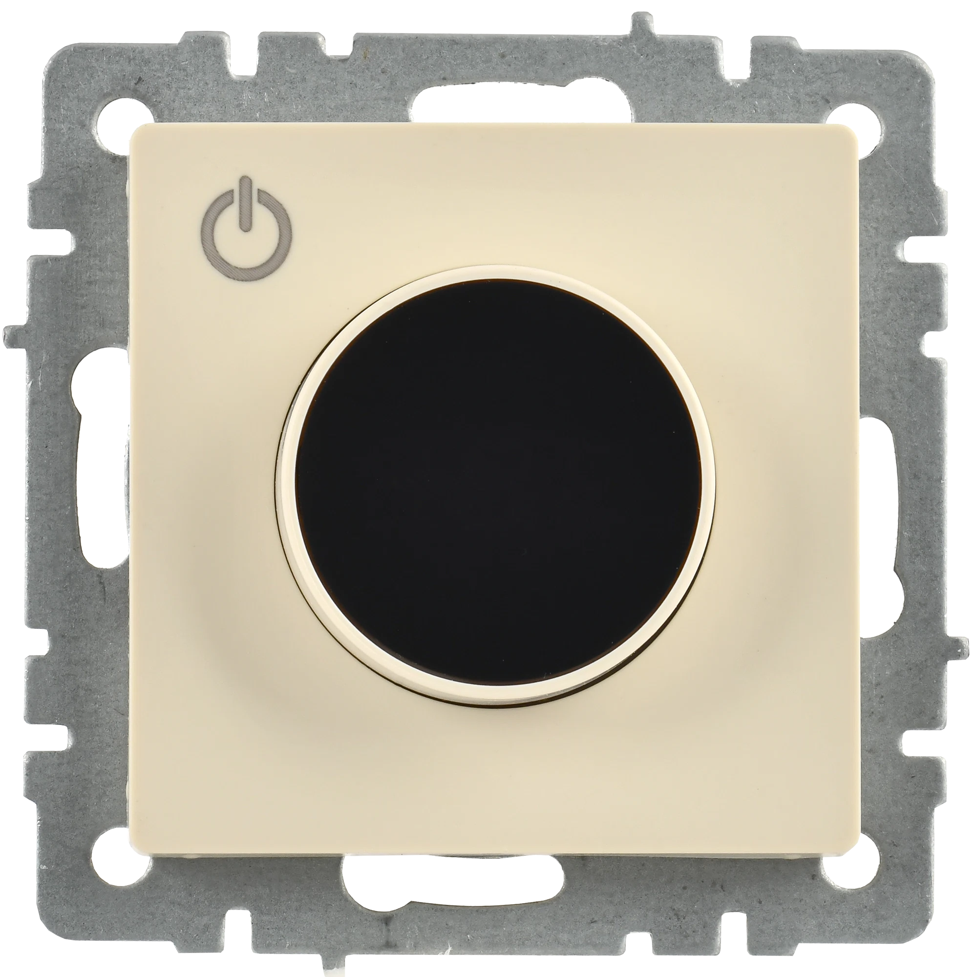 Изображение товара Термостат электронный с инд. IEK BRITE BASE Бежевый ТС10-1-БрКр (терморегулятор).