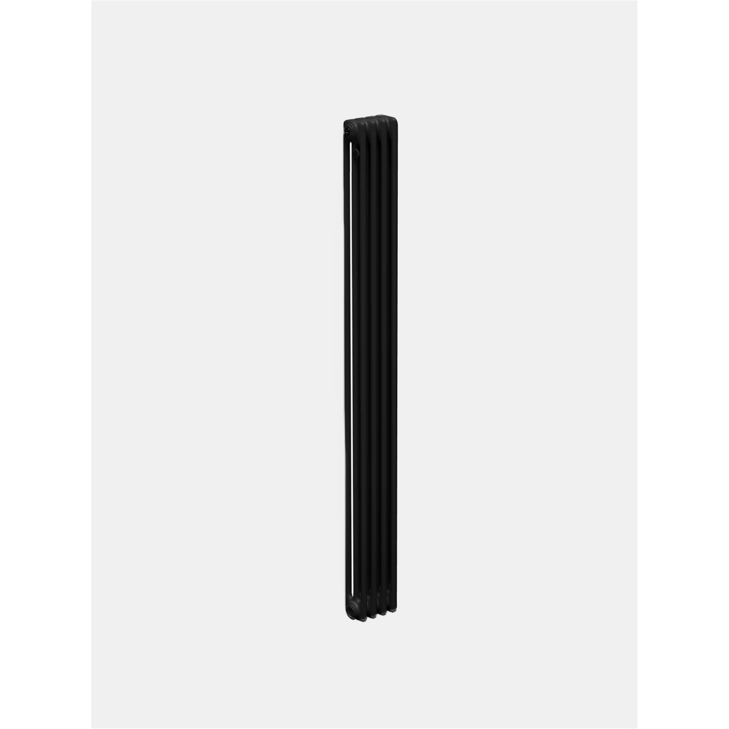 Изображение товара Трубчатый радиатор Теплофорт двухтрубный 4 секции нижнее подключение ½ черный матовый Россия