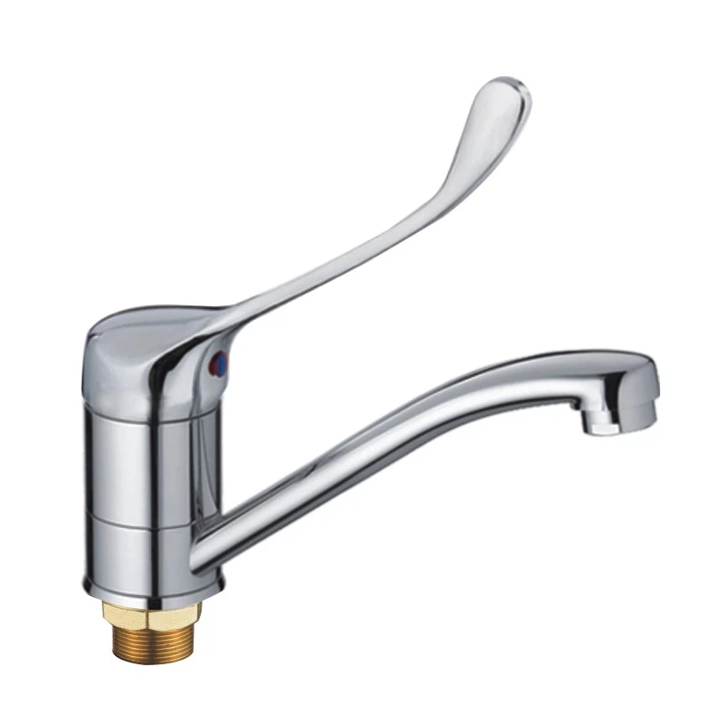 Изображение товара Смеситель для кухни с хирургической ручкой Haiba HB4554-2, хром