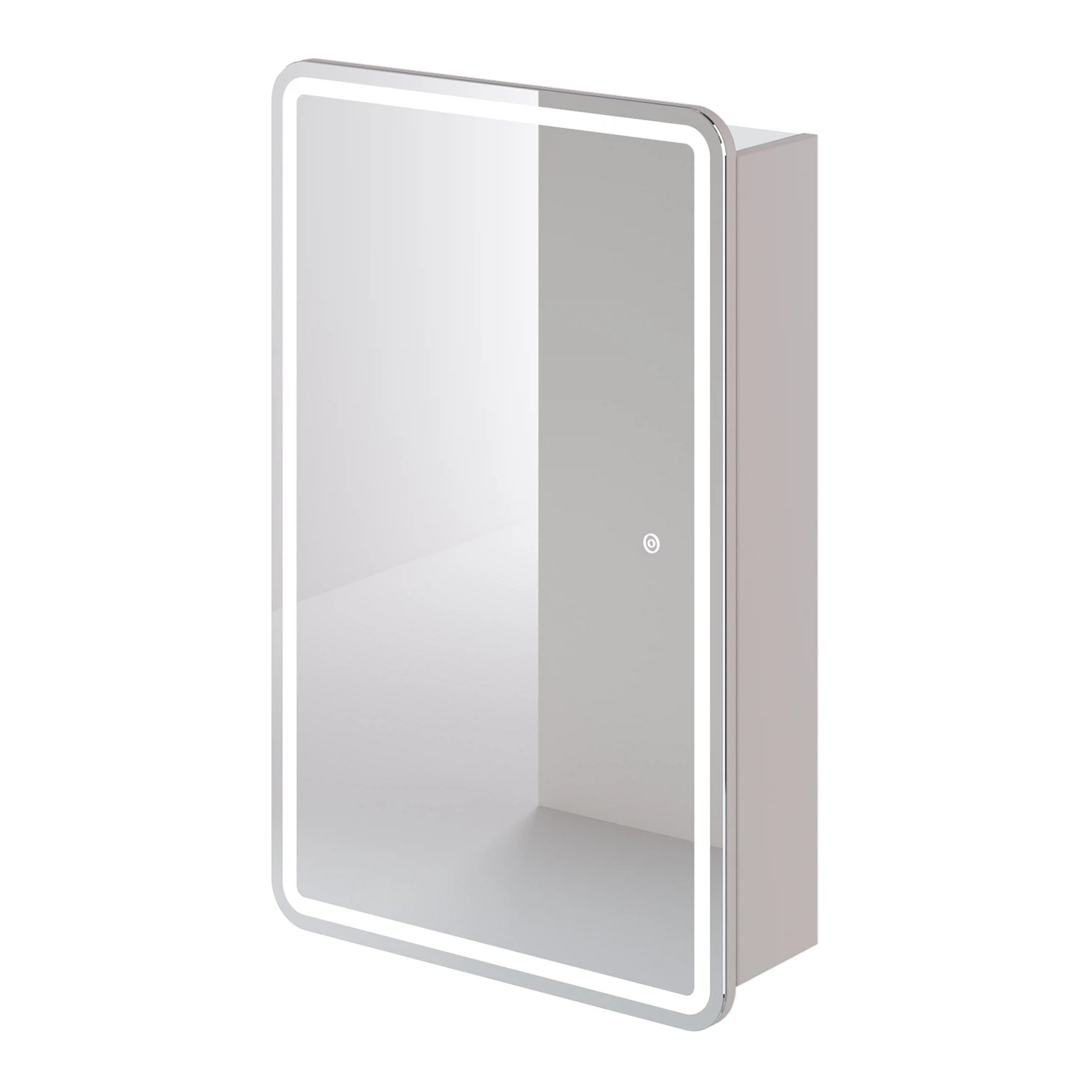 Изображение товара Зеркальный шкаф с подсветкой Итана Glori 50 для ванной комнаты