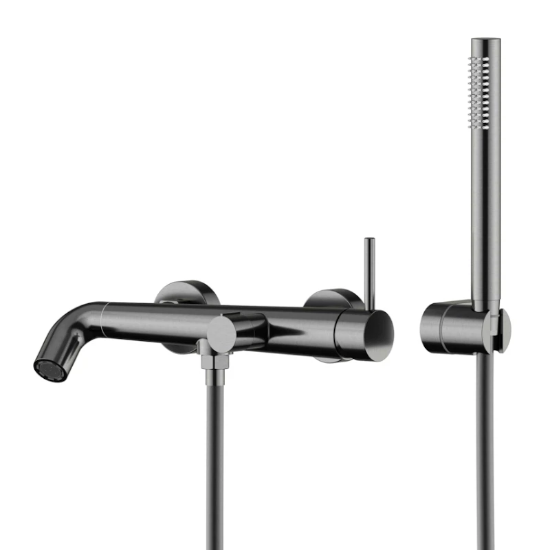 Изображение товара Смеситель для ванны Knotlor SS-32/GM, вороненая сталь