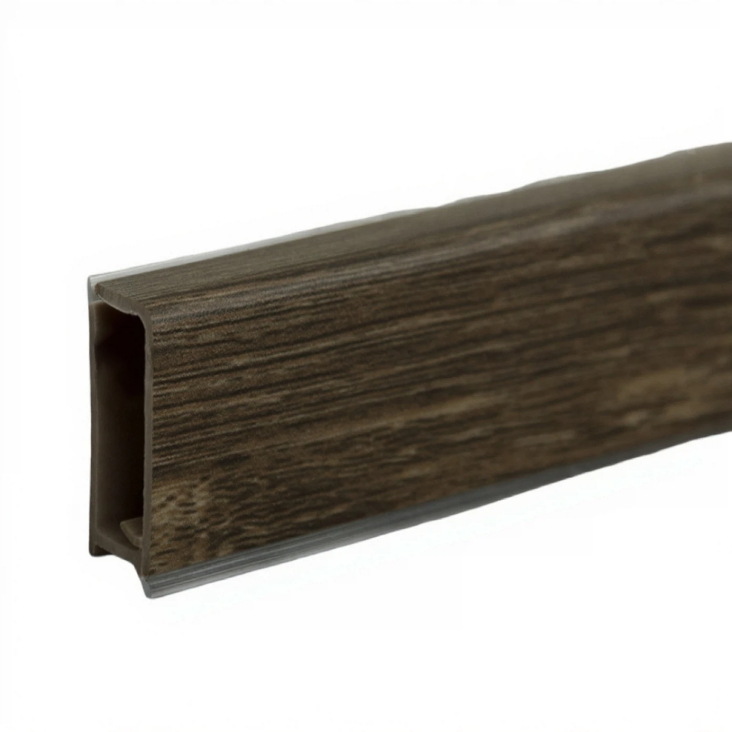 Изображение товара Плинтус для столешниц Волшебная палочка 25x12 мм, 3 м, темно-коричневый