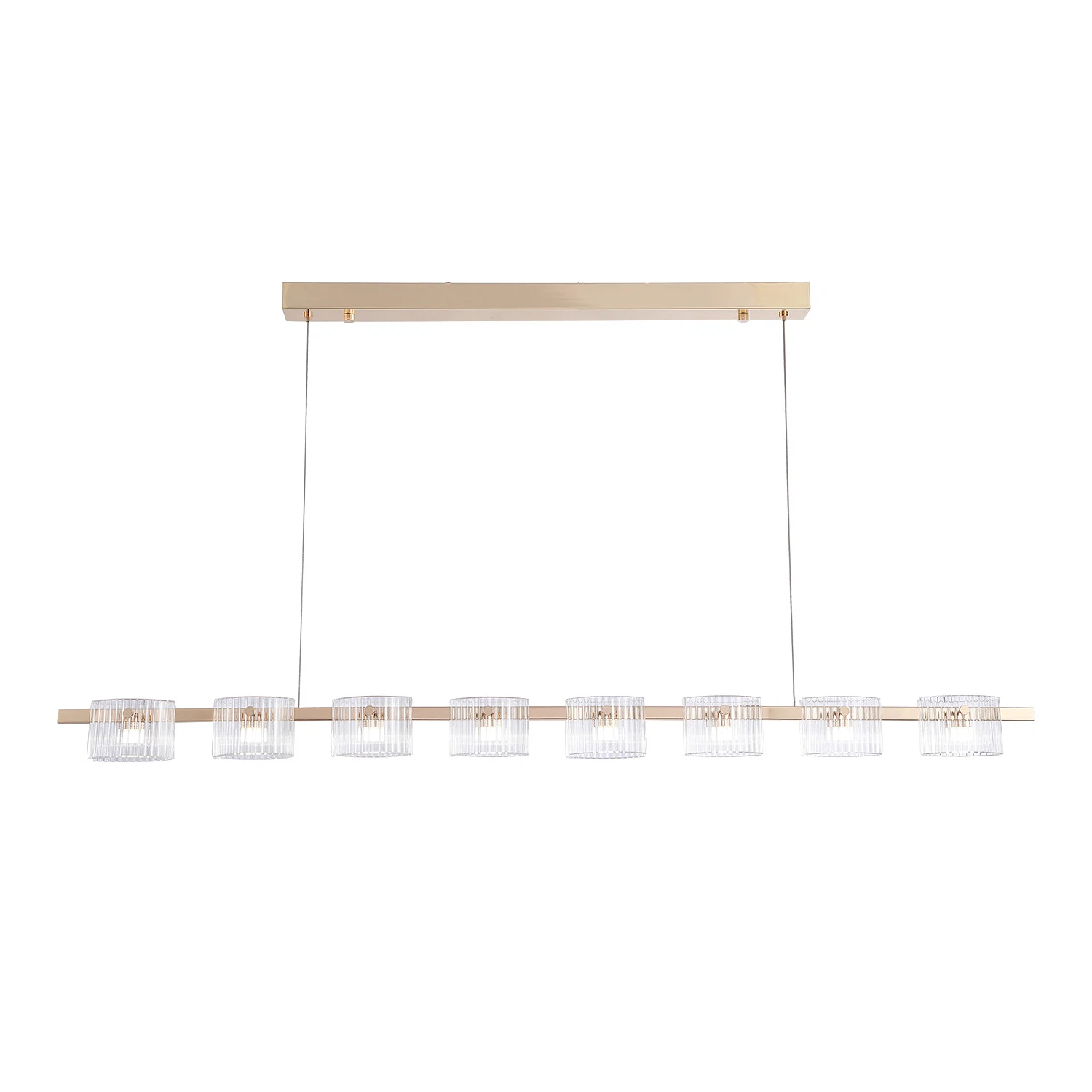 Изображение товара 4248-8P, подвесная люстра, L1430xW70xH1300/1500, 8xLEDx5.25W, 960LM, 4000K, included