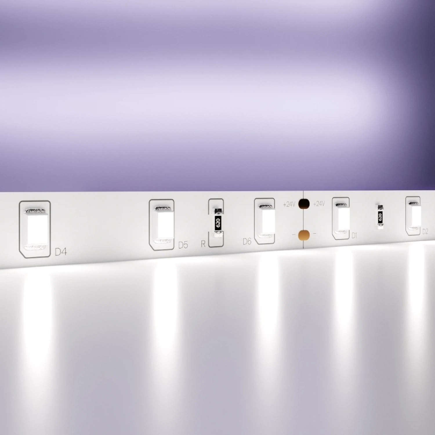 Изображение товара Светодиодная лента Maytoni Led Strip 24В 2835 4,8Вт/м 6000K 5м IP20