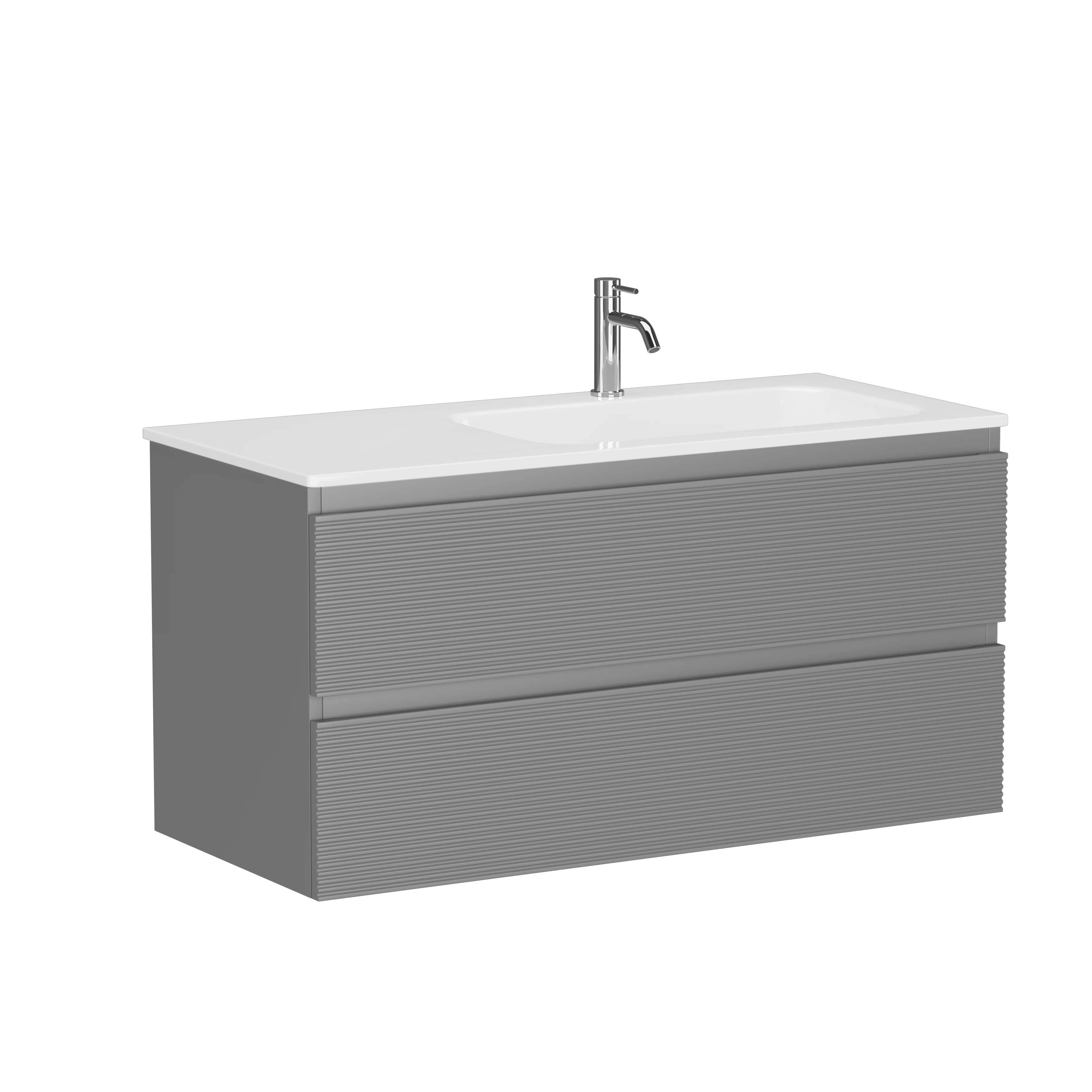 Изображение товара Тумба под раковину Sancos Folk FL100RES Ergraut soft