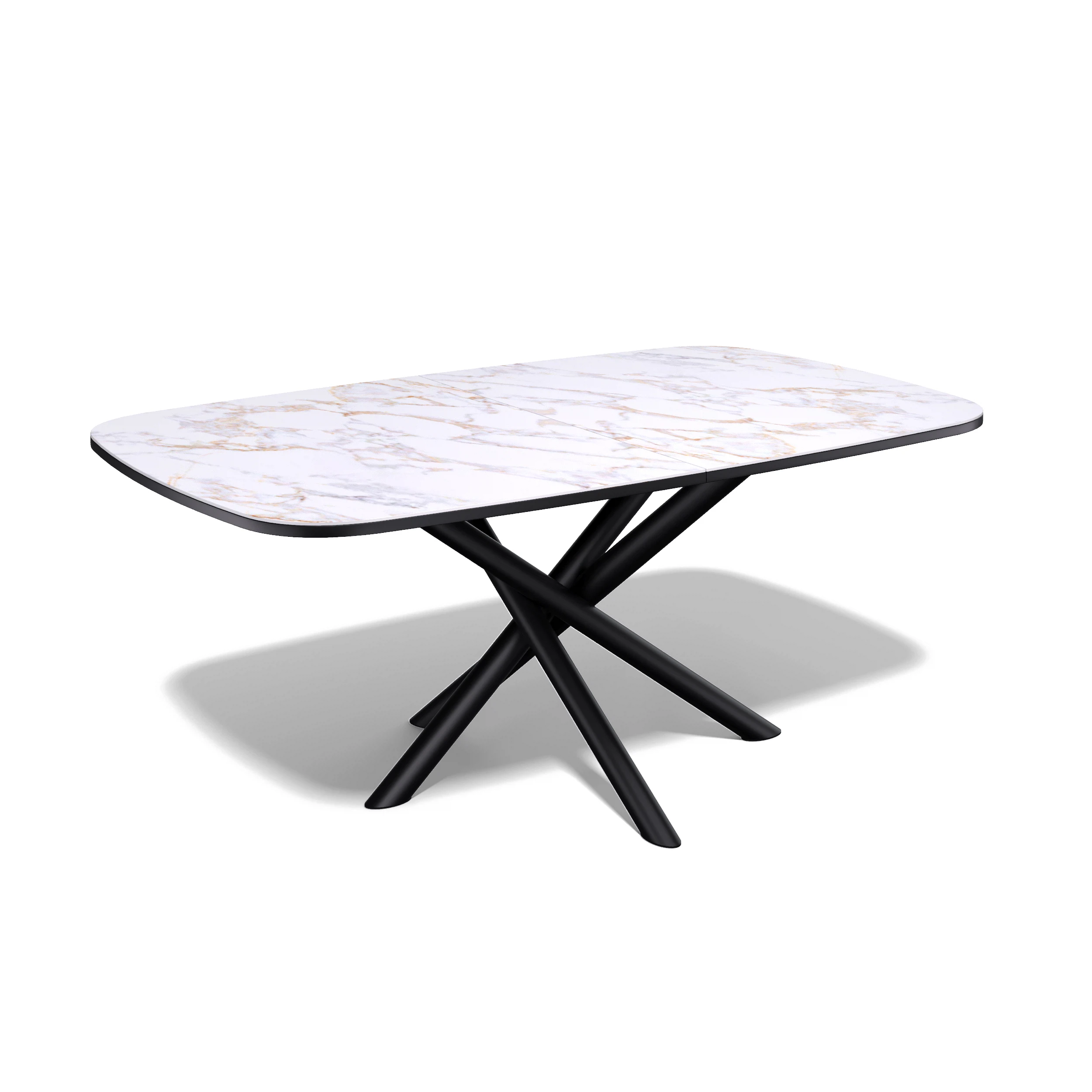 Изображение товара Стол Kenner DF1550 черный с керамической столешницей