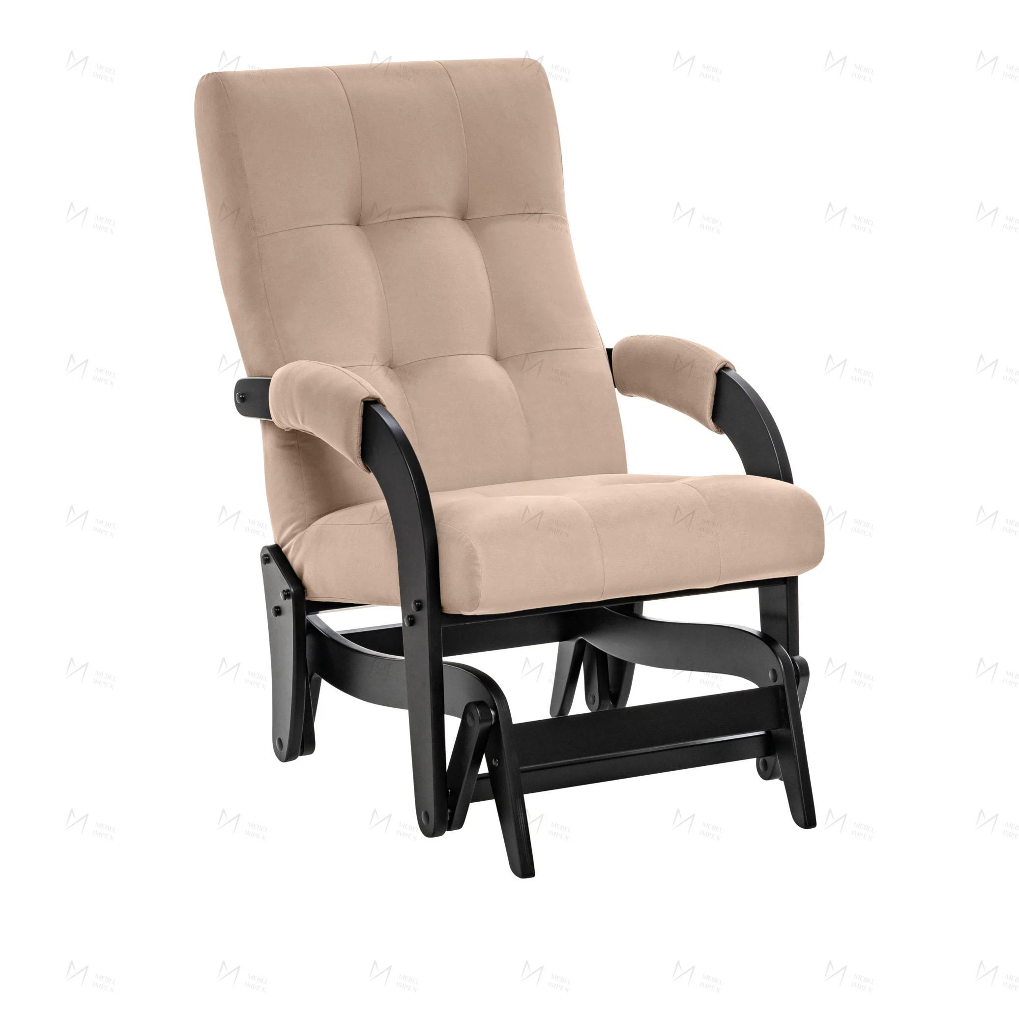 Изображение товара Кресло-маятник Спринг черный/ V 18 бежевый