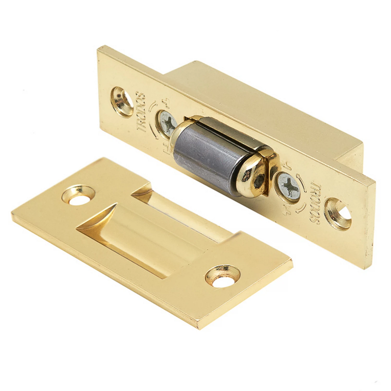 Изображение товара Защелка межкомнатная роликовая TRODOS, цвет золото