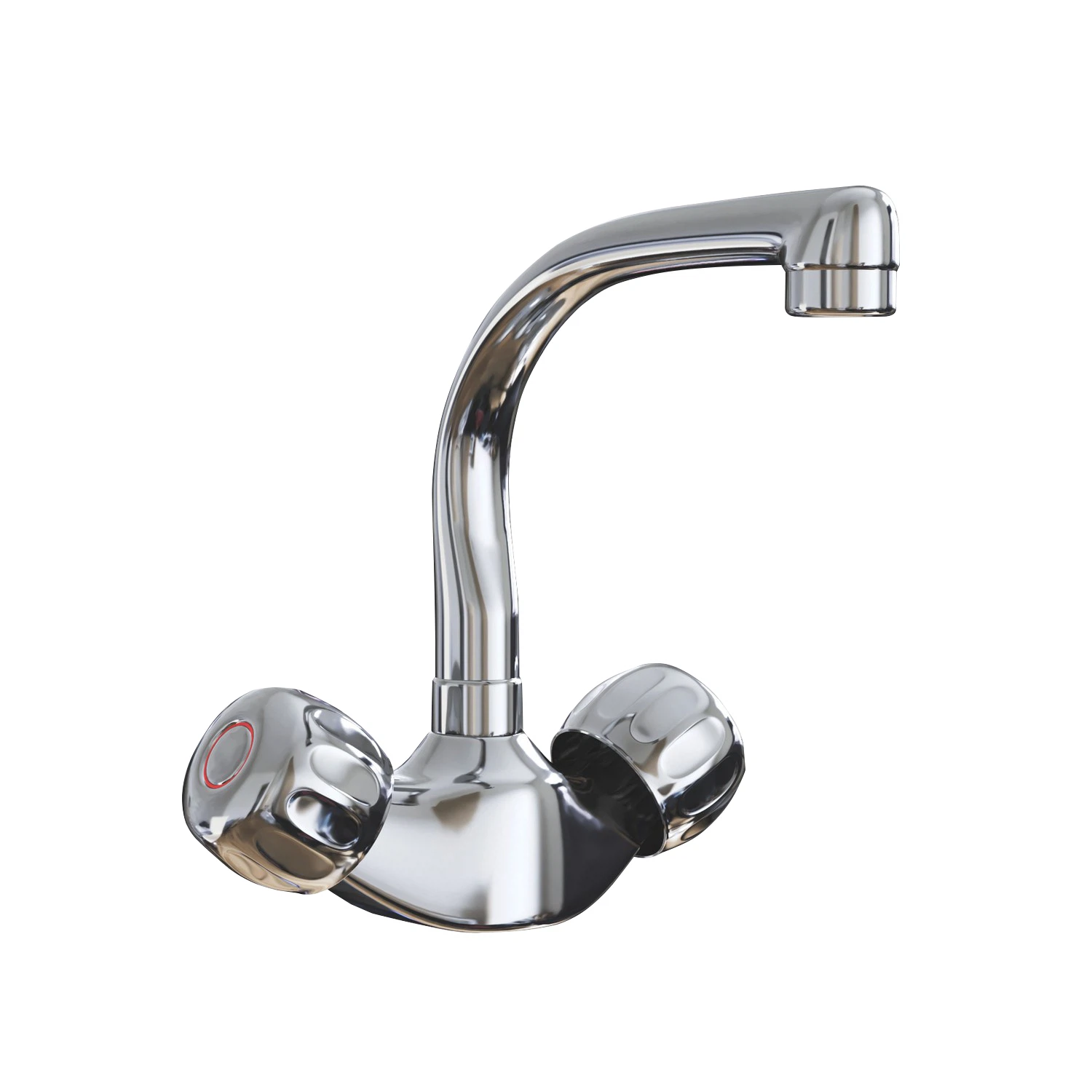 Изображение товара Вентильный смеситель для кухни Mixline ML02-031 хром, длинный излив