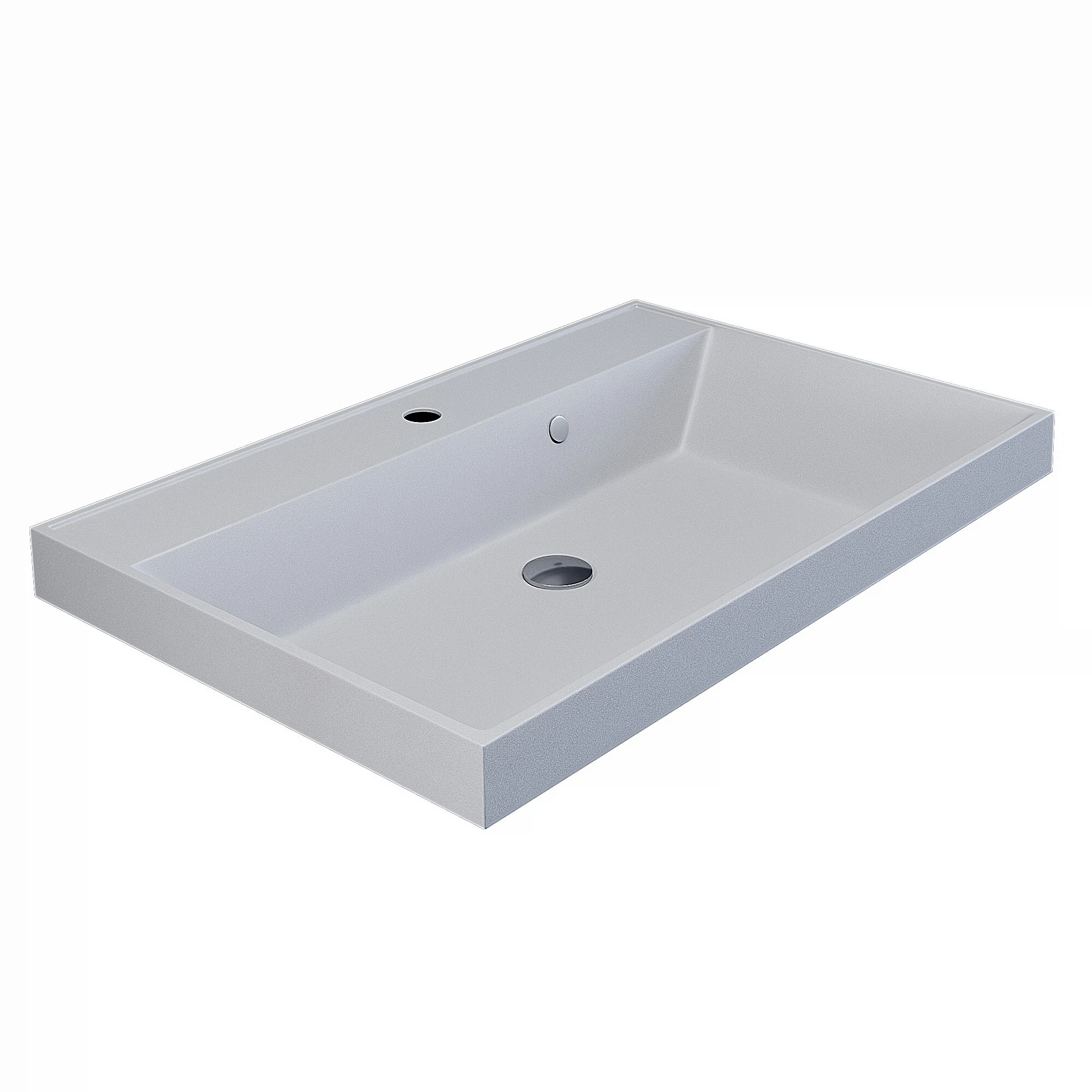 Изображение товара Раковина для ванной комнаты Uperwood Classic Quartz 70х45 см белая матовая