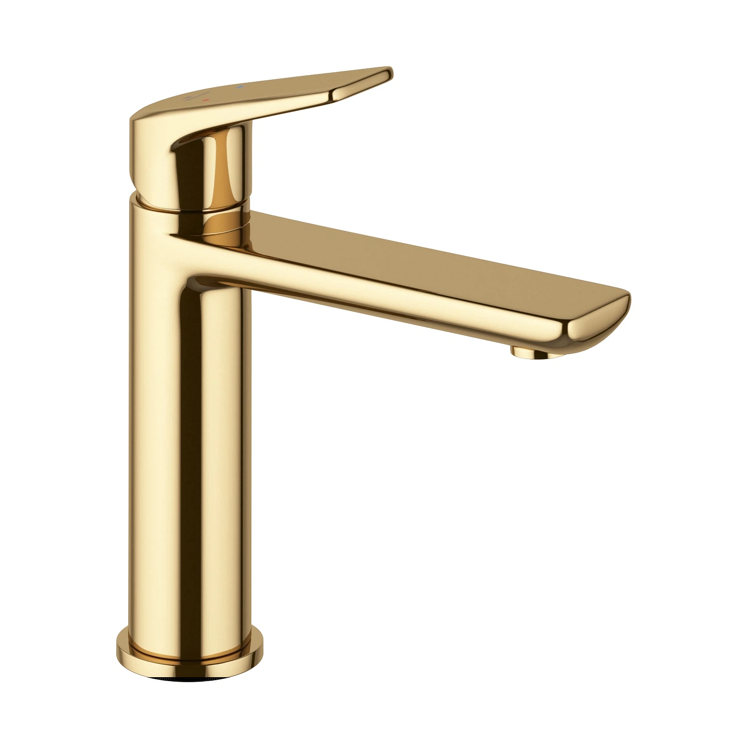 Изображение товара Смеситель для раковины Wellsee ICON! for life золото с керамическим картриджем