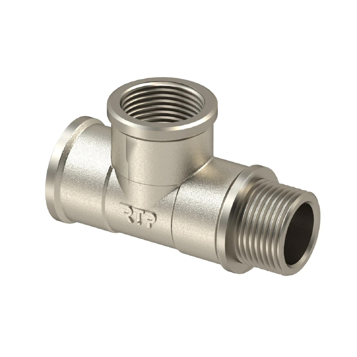 Изображение товара Латунный тройник 1/2 с внутренней и наружной резьбой для водоснабжения