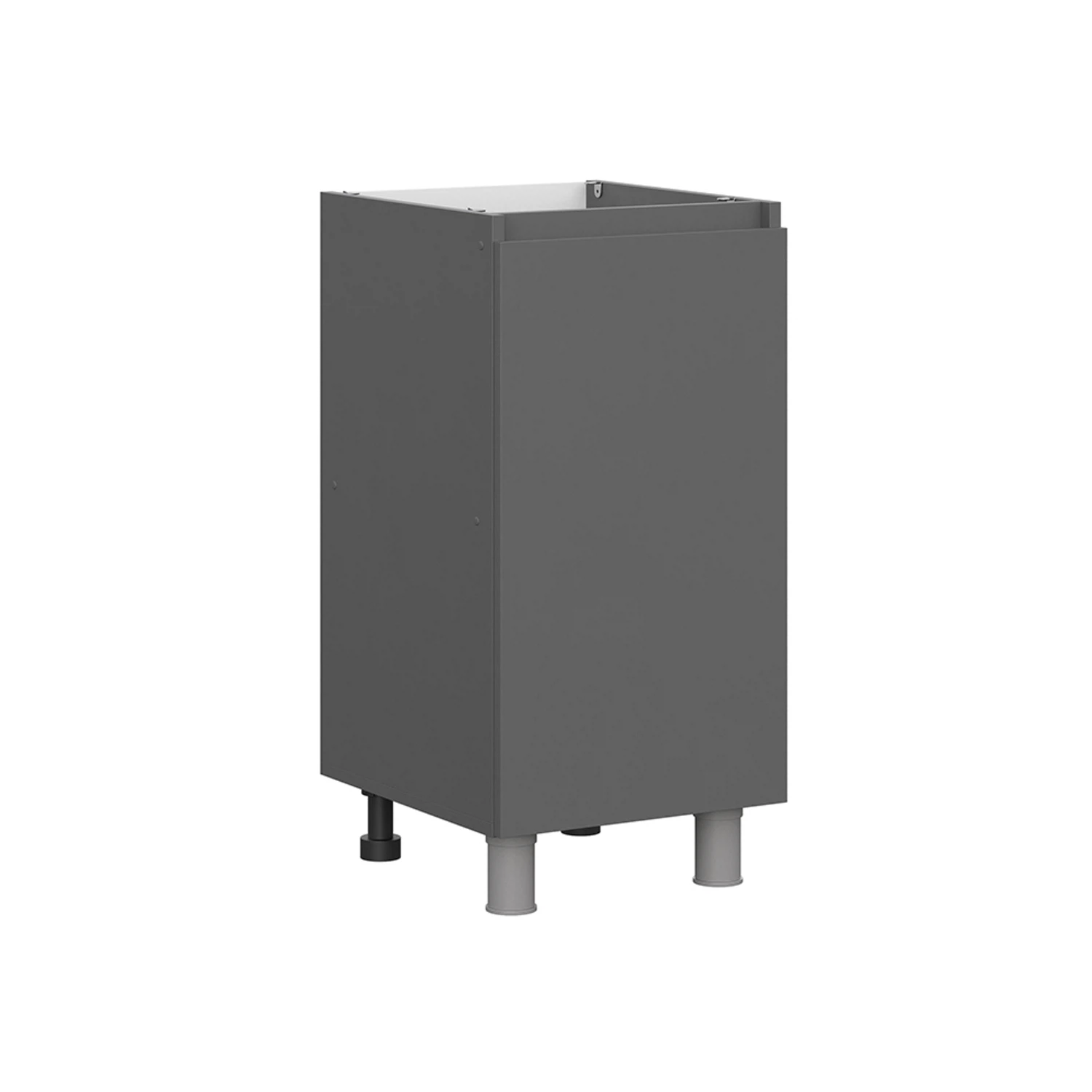 Изображение товара Стол-рабочий С 400 Денвер Арника Мебель графит низкий шкаф с распашными дверцами