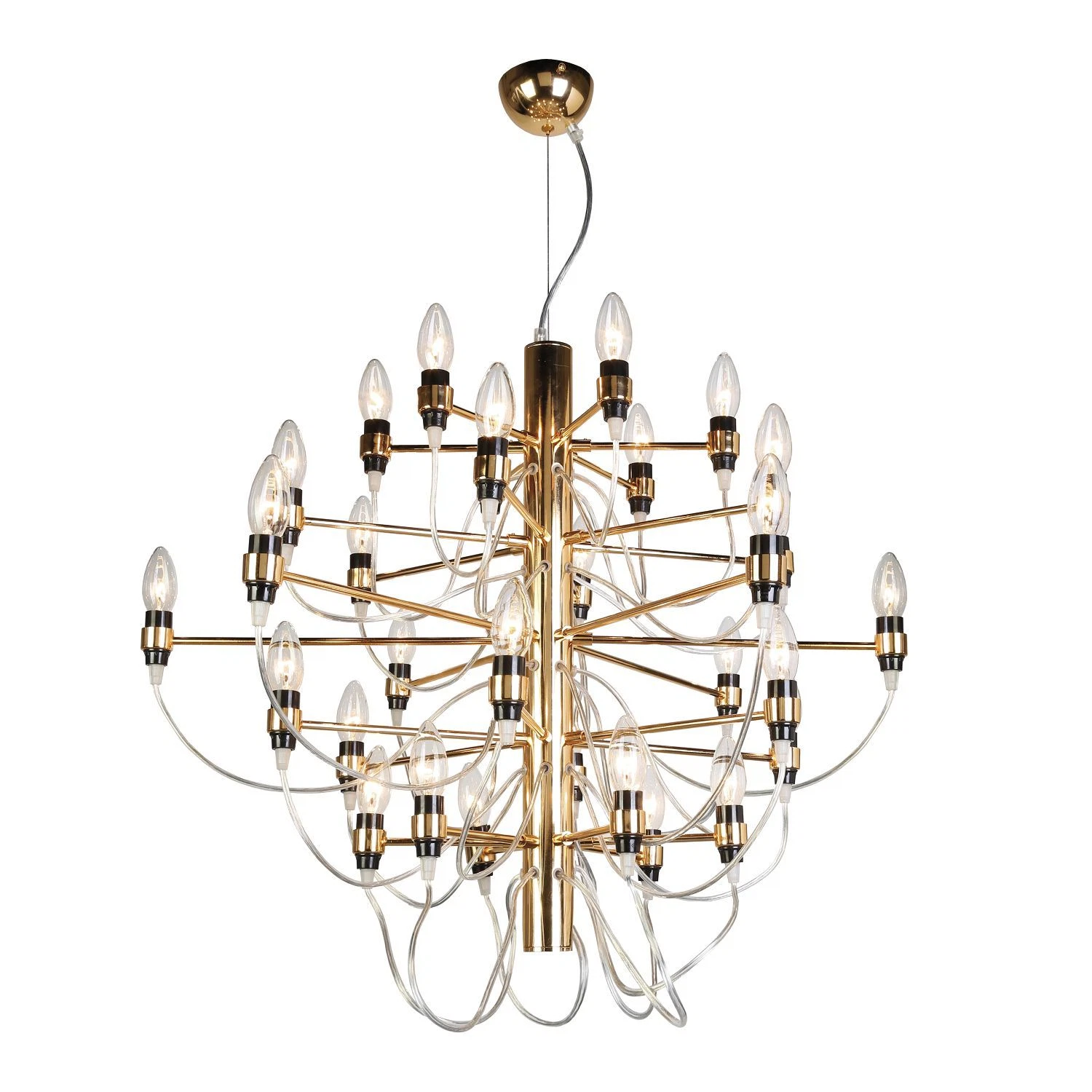 Изображение товара Подвесная люстра FAVOURITE 10+ ламп, золотая, современный дизайн, IP20