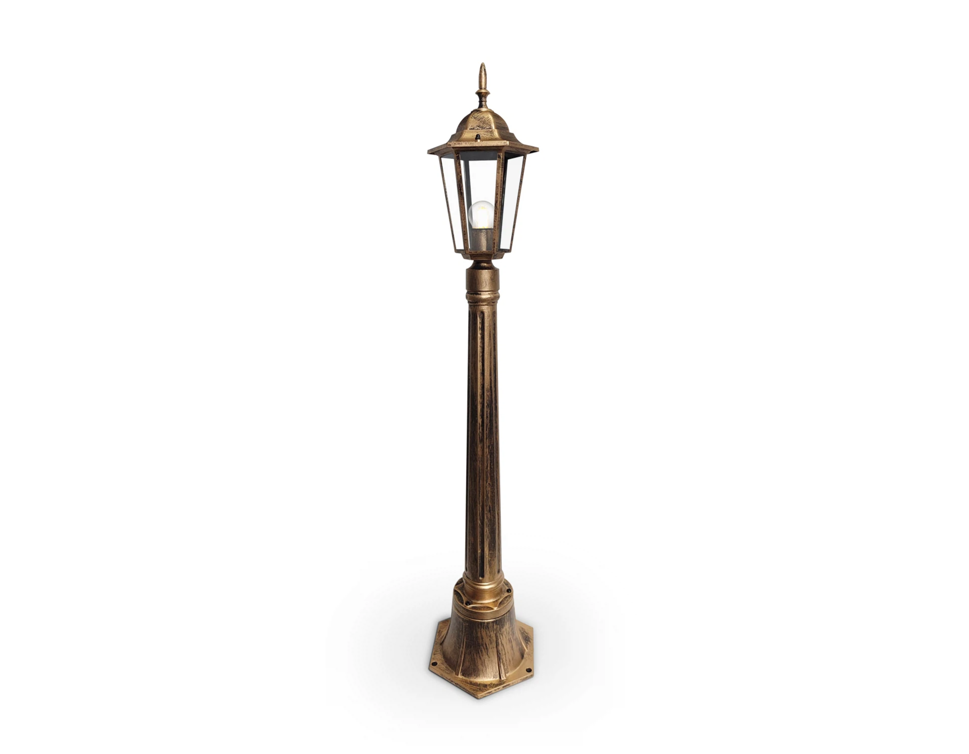 Изображение товара Светильник уличный ландшафтный ST2039 AMBRELLA LIGHT золото/черный/прозрачный IP54 E27 max 40W D150*1100
