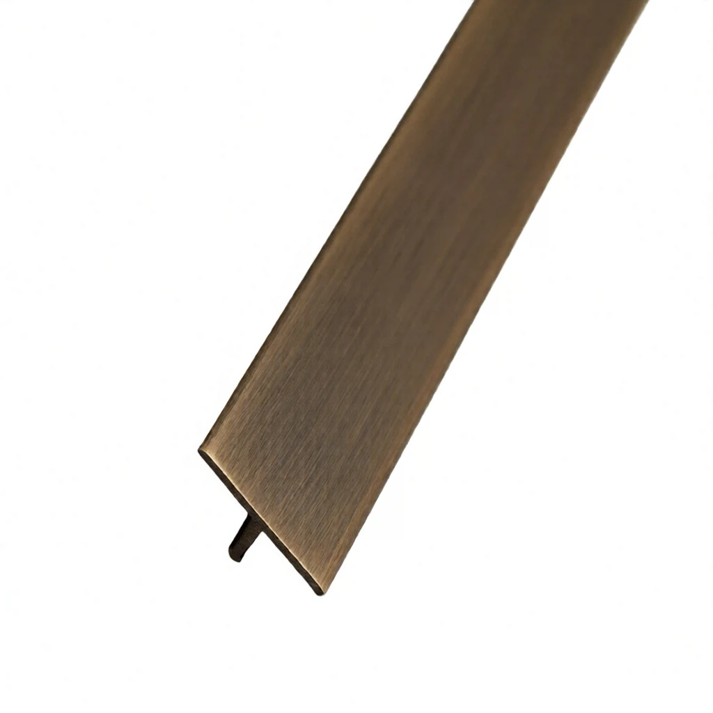 Изображение товара Порог Т-образный латунный Волшебная Палочка MSPCROВ 269 26 мм 2.7 м Латунь под бронзу 00-00147661