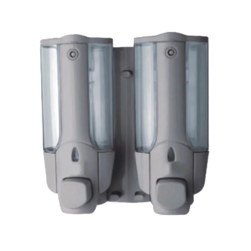 Изображение товара Двойной дозатор жидкого мыла Haiba HB407-1, серый