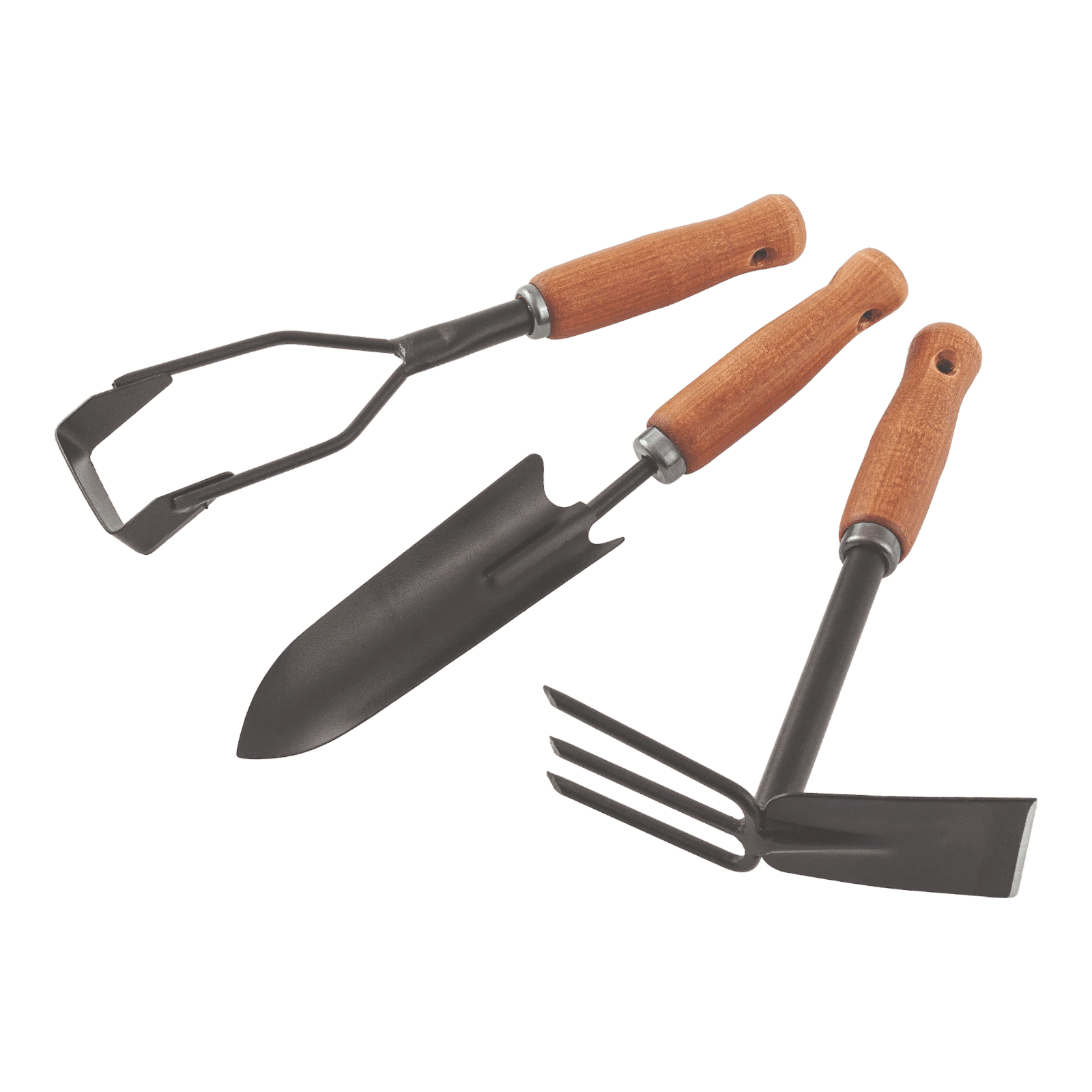 Изображение товара Набор садового инструмента, деревянные рукоятки, 3 предмета, Palisad 629117